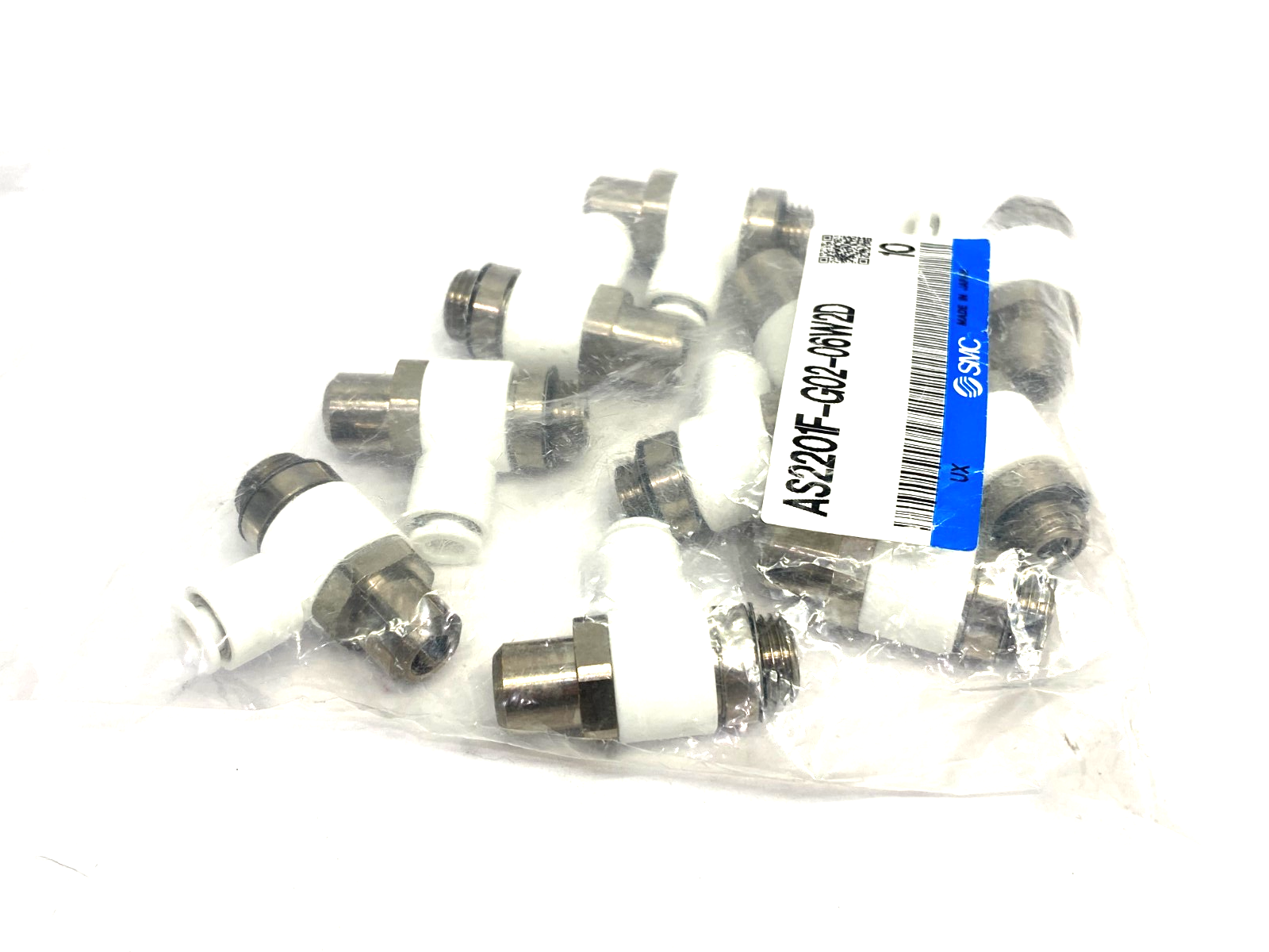 SMC AS2201F-G02-06W2D Flame Resistant Flow Control Valve 1/4" PKG OF 10 - Maverick Industrial Sales