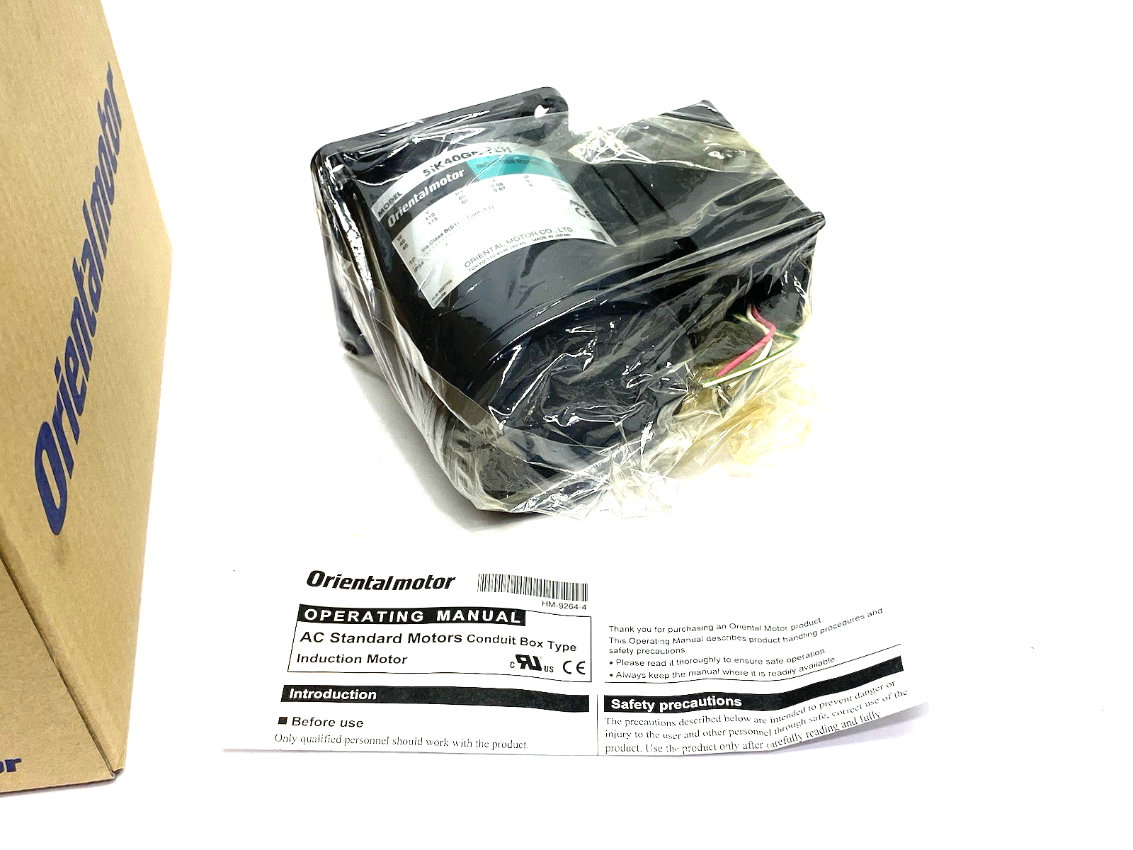 5IK40GN-FCH | Oriental Motor World K Series Pinion Shaft Induction Motor 40W - New – Open box - Maverick Industrial Sales