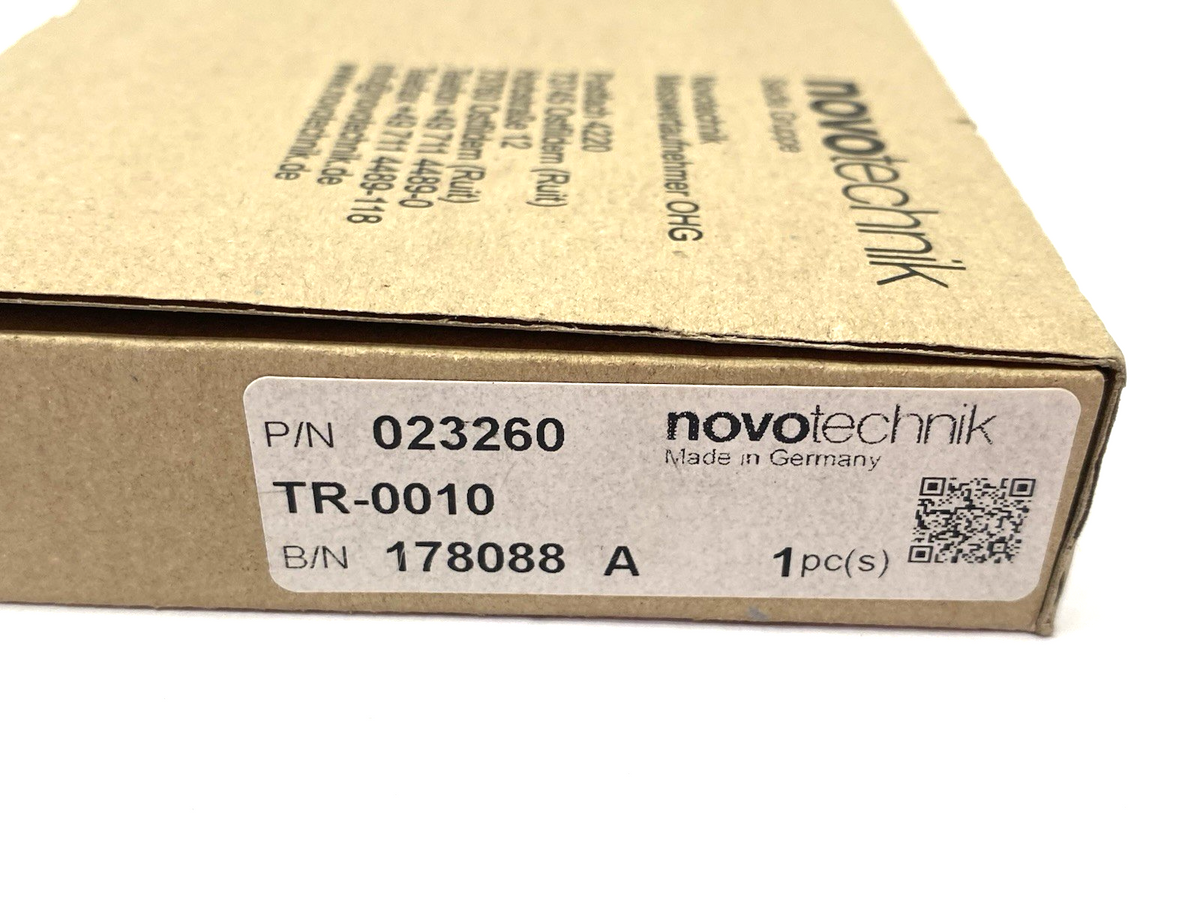 novotechnik TR-0010 Short Stroke Transducer, Potentiometric Spring Loaded 023260 - Maverick Industrial Sales
