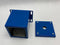 Saginaw Control & Engineering SCE-1PBXI Pushbutton Enclosure 4" x 4" Blue Steel