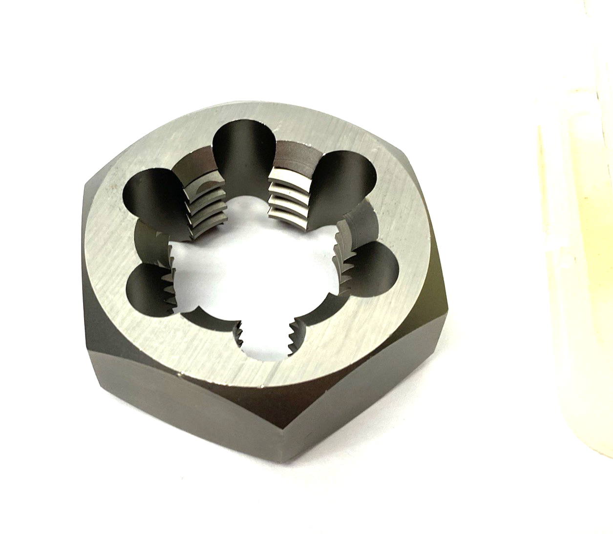 7274 | Irwin® Hanson® Flat Hex Rethreading Die, 1-1/2-6 UNC Thread - New – Open box - Maverick Industrial Sales
