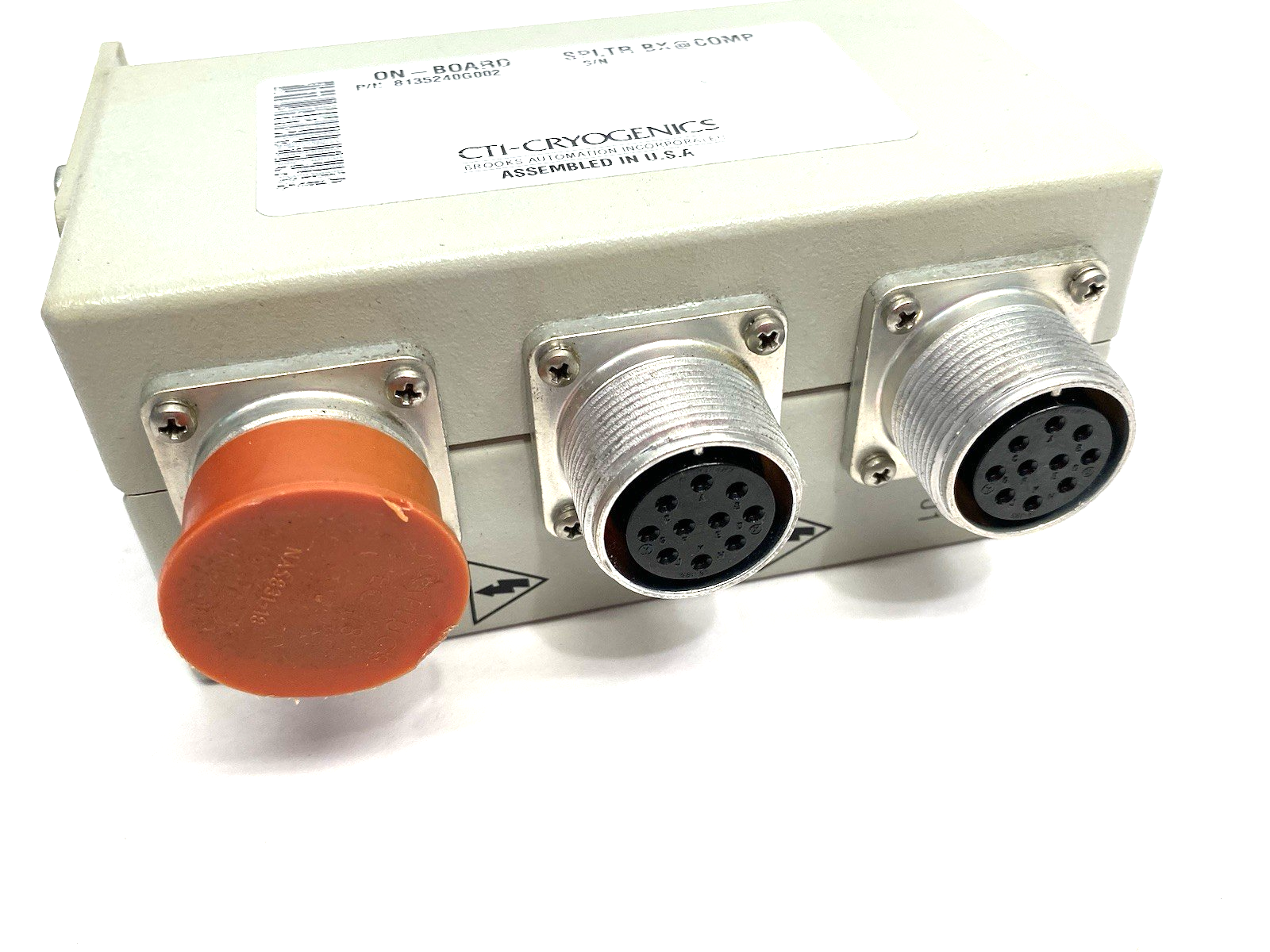 8135240G002 | CTI Cryogenics Cryo-Torr On-Board Splitter Box - Used - Maverick Industrial Sales