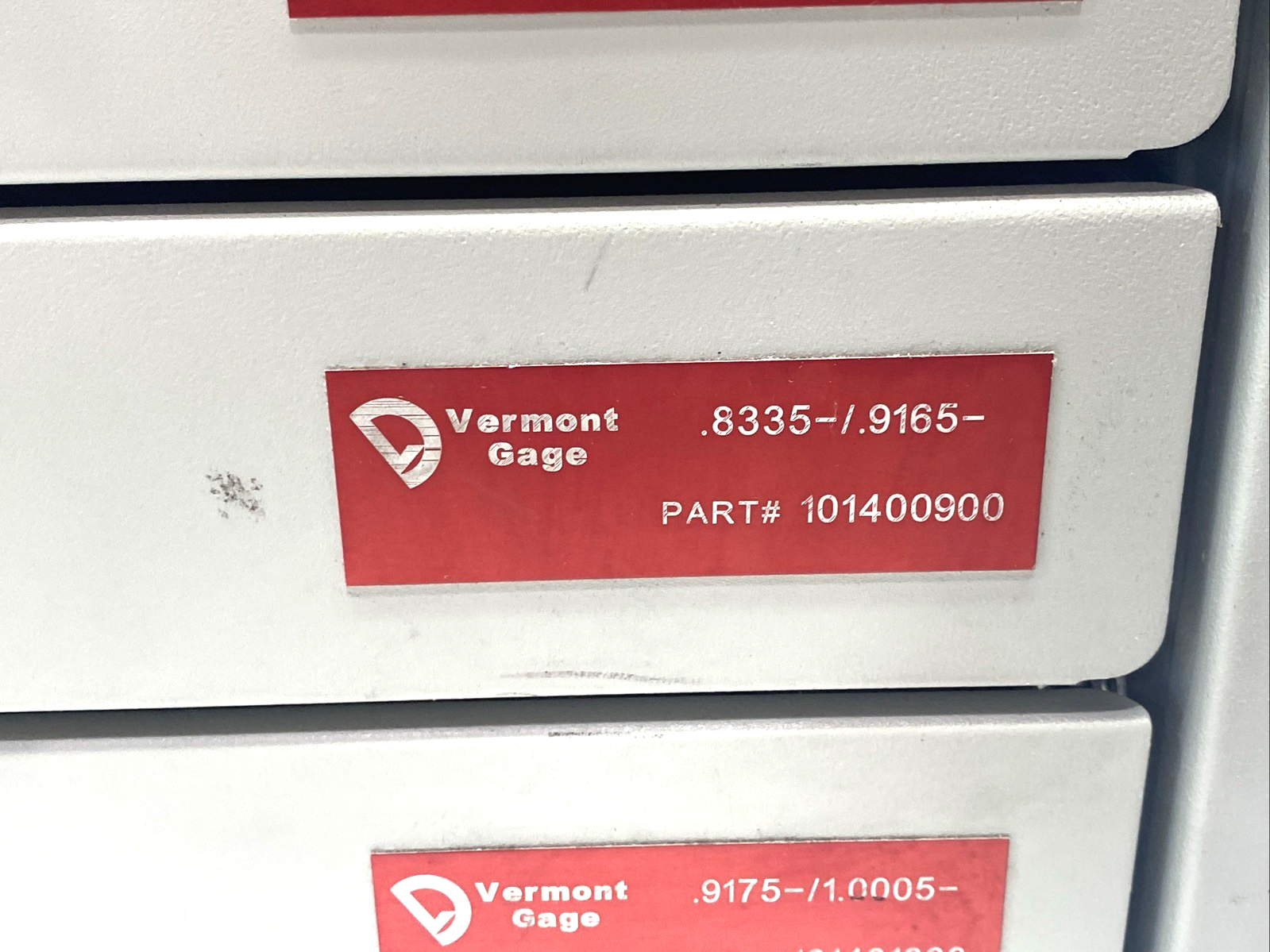 Vermont Gage 101400800 101400900 & 101401000 Class ZZ Pin Gage Set 0.7515-1.0005 - Maverick Industrial Sales