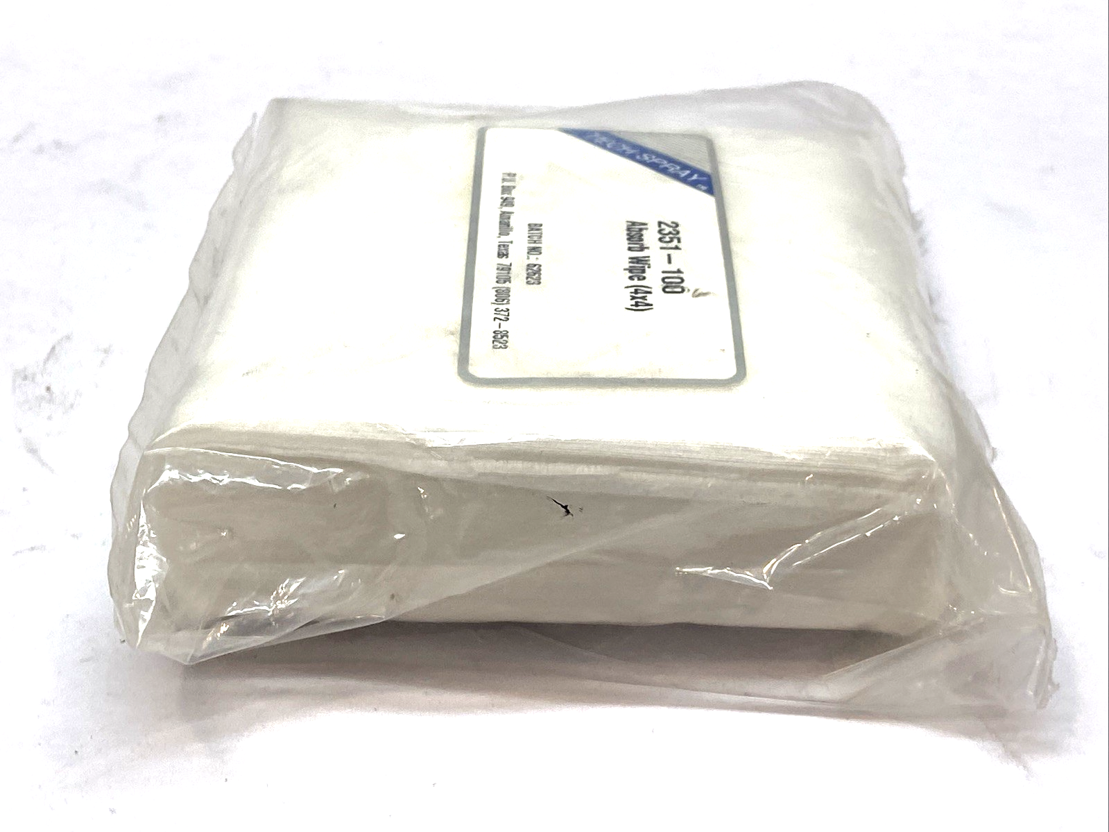 Tech Spray 2351-100 Absorbwipe 4" x 4" Cleaning Wipes PACK OF 100 - Maverick Industrial Sales