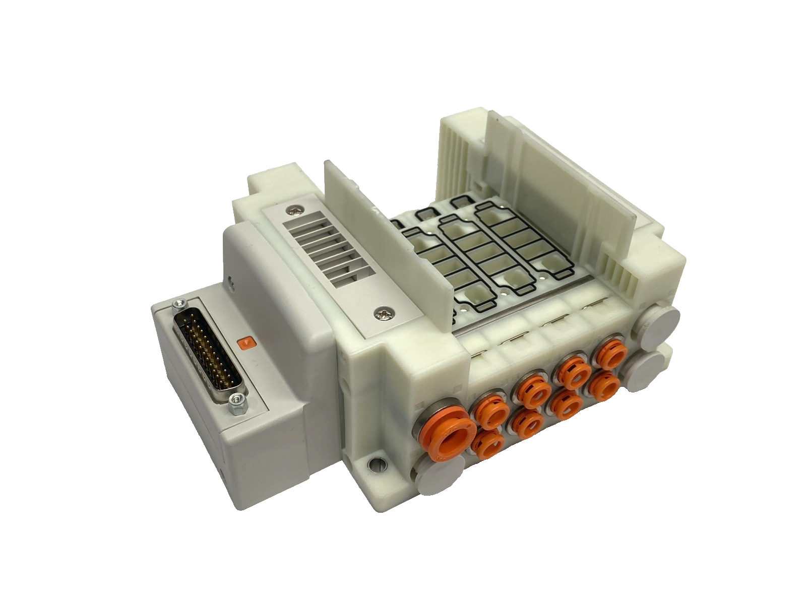 SS5Y5-10F1-04DS-N7-NA | SMC Pneumatic Solenoid Manifold, 4-Station - New Other - Maverick Industrial Sales