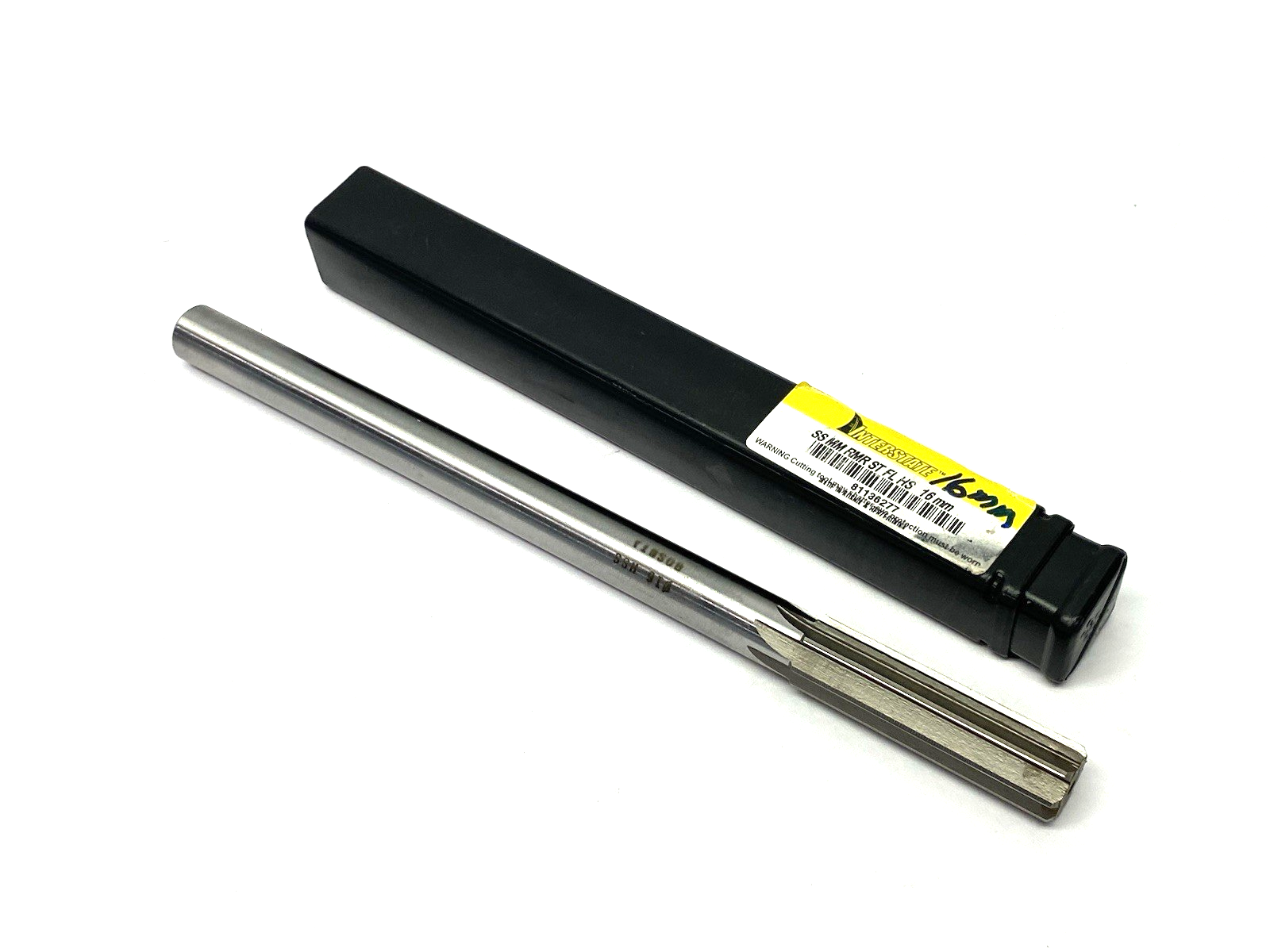 Interstate 81136277 Chucking Reamer: 16.00 mm, 9" OAL, 2-1/4" Flute Length, Stra - Maverick Industrial Sales