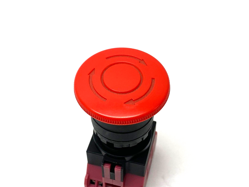 IDEC HW1B-V4F01-R Emergency Stop Pushbutton Twist Release 22mm - Maverick Industrial Sales