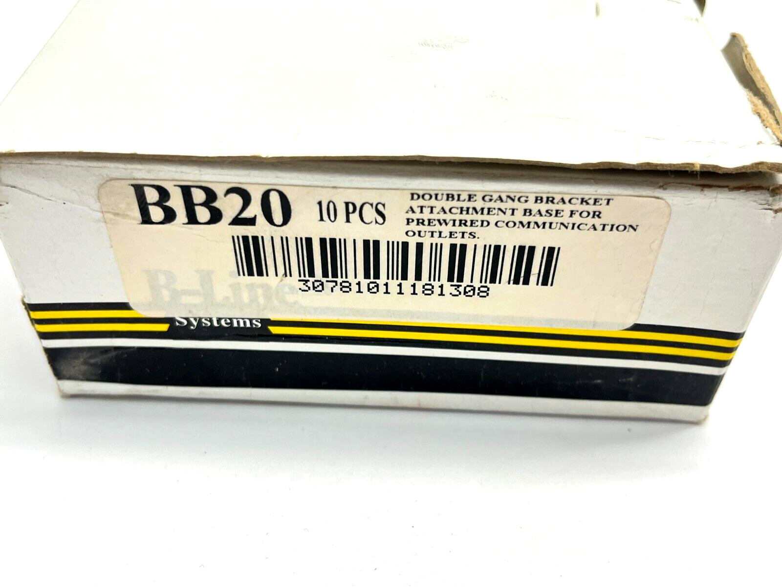 BB20 | B-Line Systems Double Gang Bracket for Communication Outlets LOT OF 10 - New – Open box - Maverick Industrial Sales