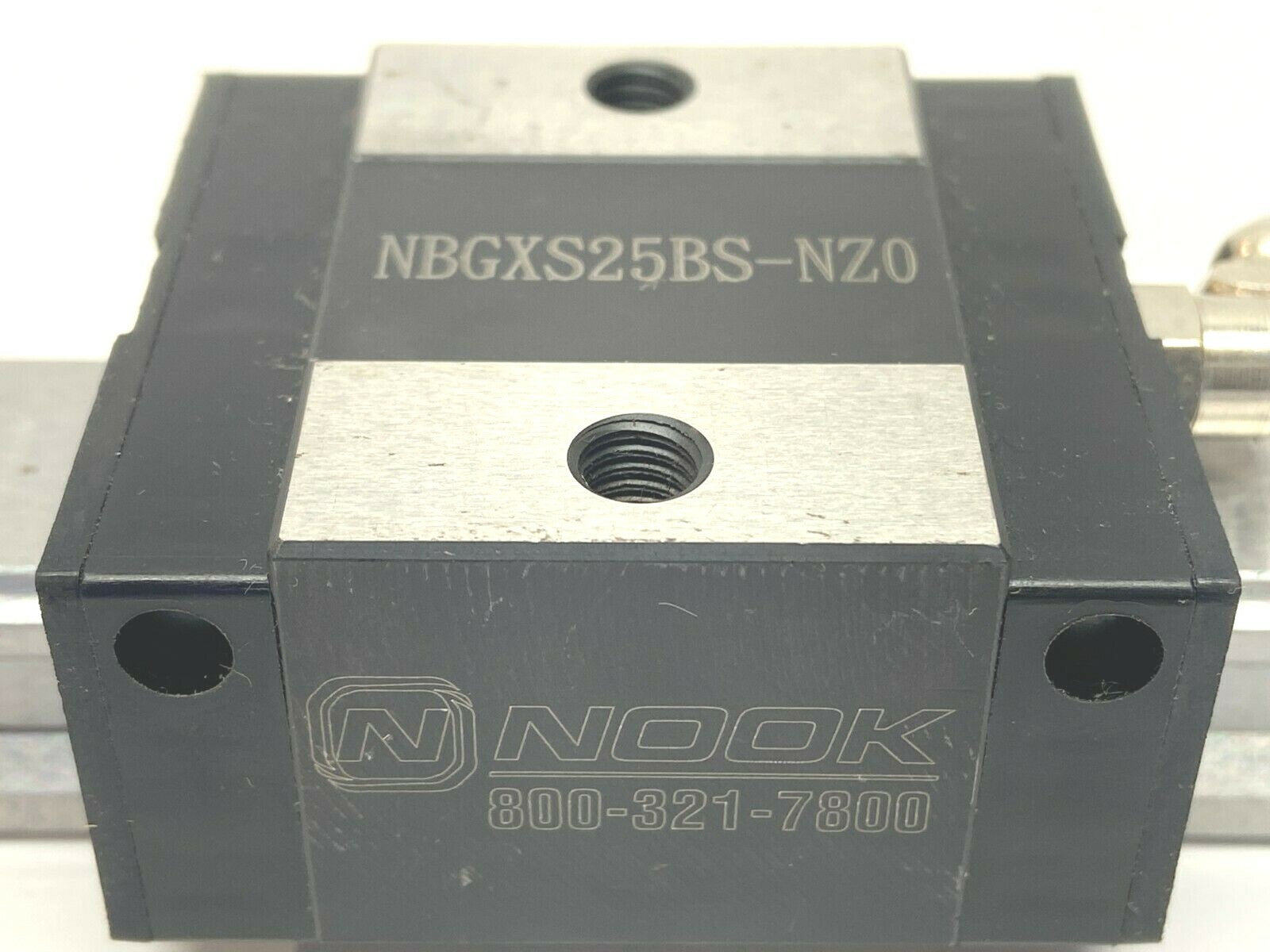 NBGXS25BS-NZ0 | Nook Linear Guide 218mm L Rail 52 x 48mm Block - Used - Maverick Industrial Sales