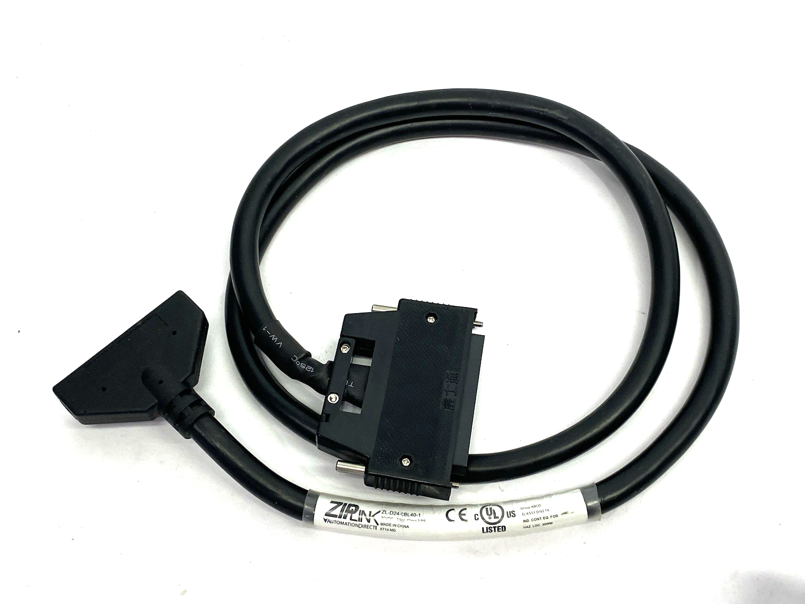 ZL-D24-CBL40-1 | Automation Direct ZIPLink PLC I/O cable 40-pin to 40-pin - Used - Maverick Industrial Sales