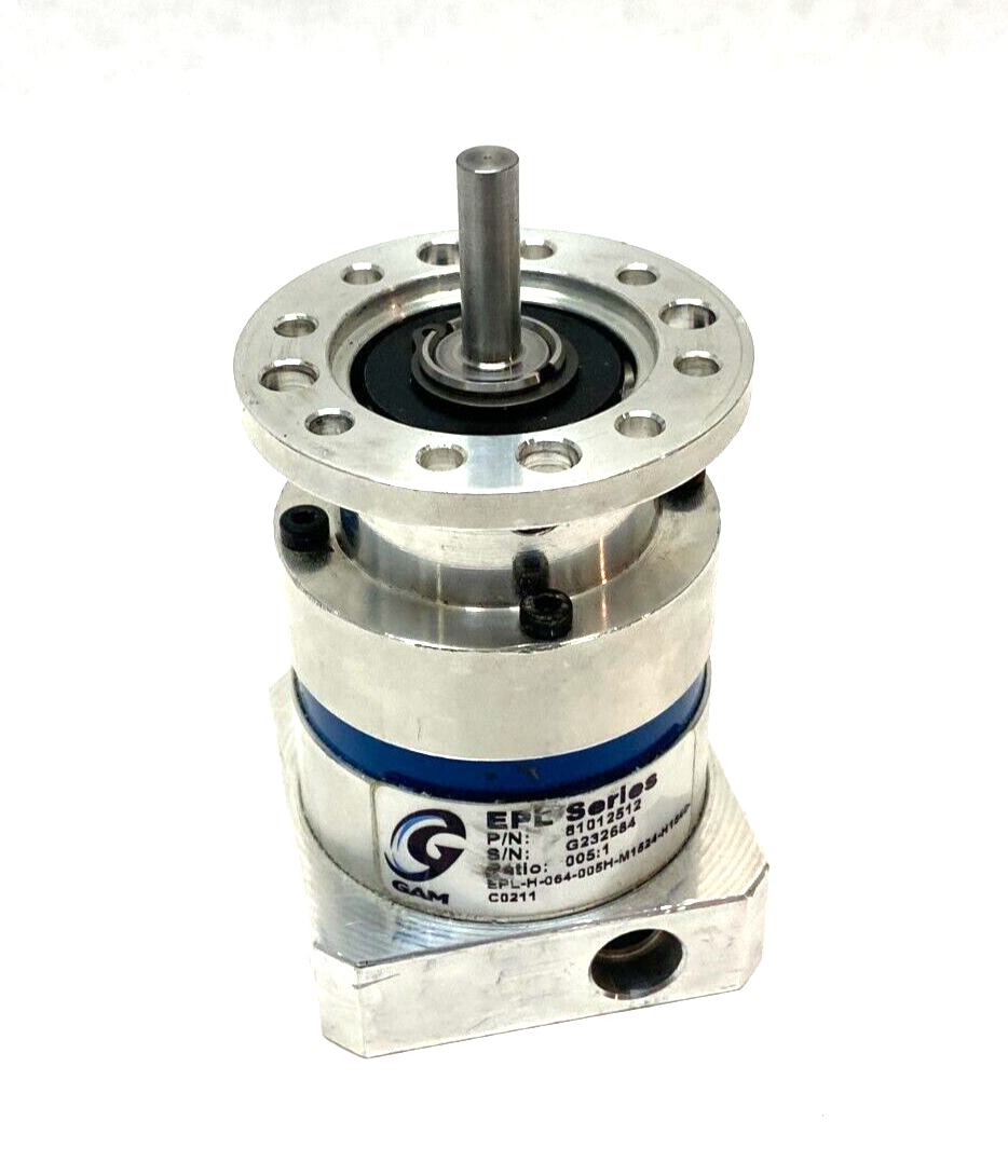 GAM EPL-H-064-005H-M1524-H1640-C0211 Planetary Gearbox 5:1 Ratio 81012512 - Maverick Industrial Sales