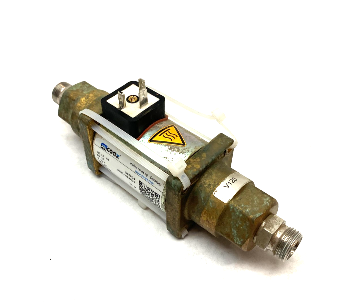 560204 | Coax Direct Acting Coaxial Valve 2/2-Way MISSING TIE RODS - Used - Maverick Industrial Sales