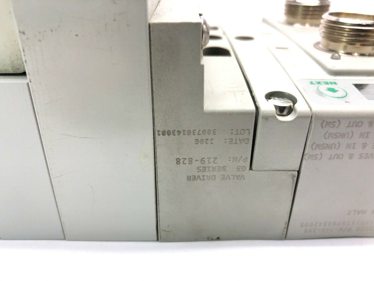 240 | Numatics -210, -291, 219-828 Manifold Block / Valve Assembly - Used - Maverick Industrial Sales