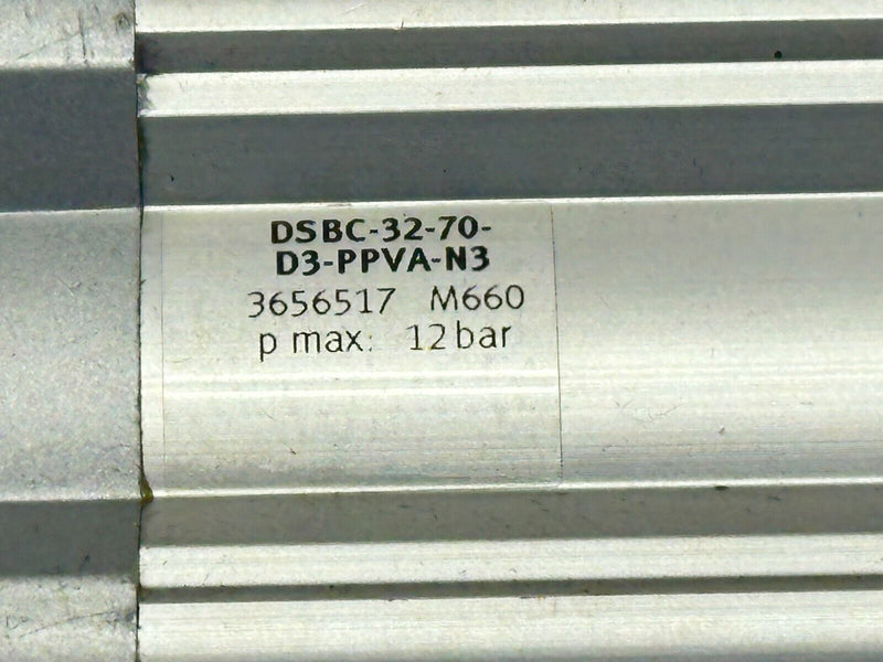 Festo DSBC-32-70-D3-PPVA-N3 Pneumatic Cylinder 32mm Bore 70mm Stroke 3656517 - Maverick Industrial Sales