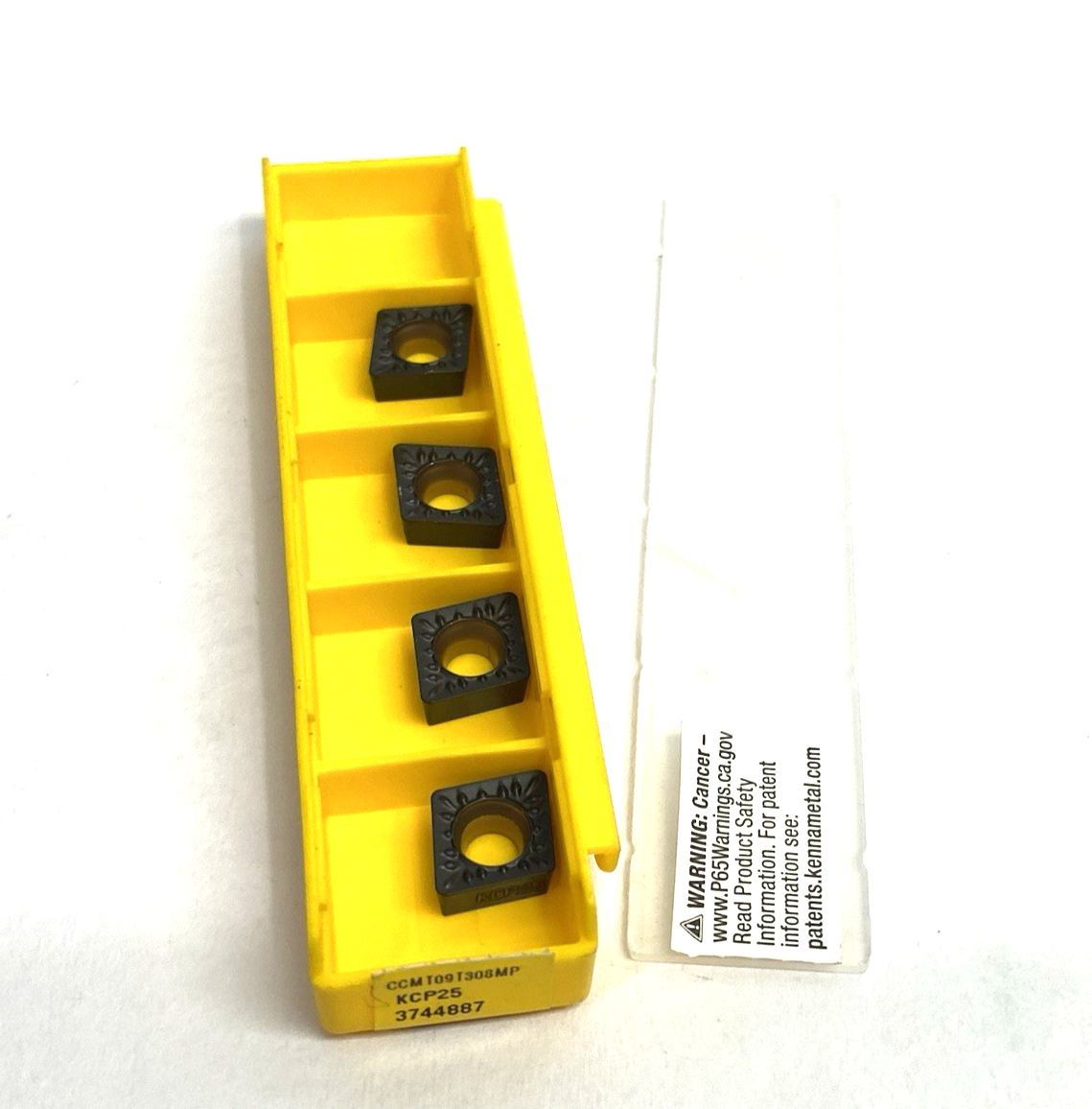 3744887 | Kennametal CCMT09T308MP Screw-On CCMT-MP Positive Insert PKG OF 4 - New Other - Maverick Industrial Sales