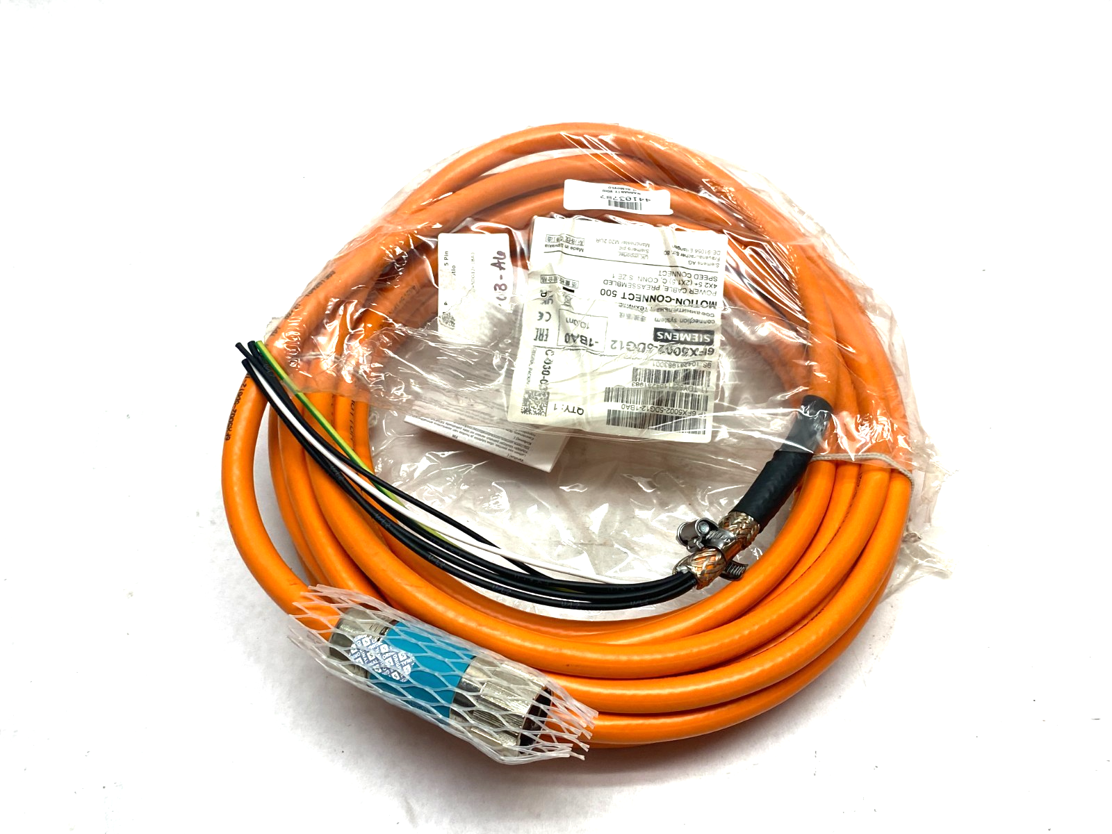 Siemens 6FX5002-5DG12-1BA0 MOTION-CONNECT 500 Power Cable Assembly - Maverick Industrial Sales