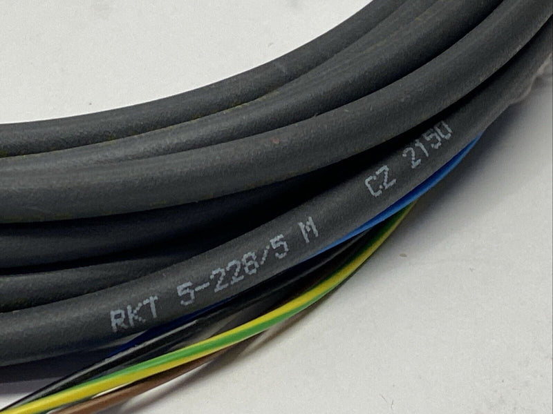 Lumberg Automation RKT 5-228/5M Sensor Cable F M12 5-Pin 5m - Maverick Industrial Sales