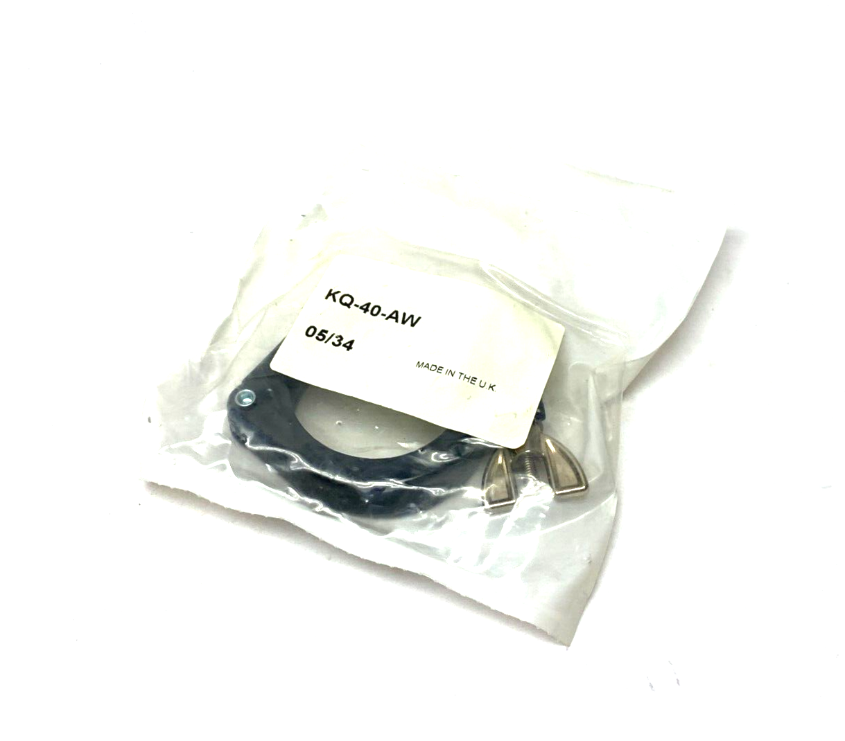 Agilent KQ40AW Wing Nut Quick-Clamp NW40 Black Finish - Maverick Industrial Sales