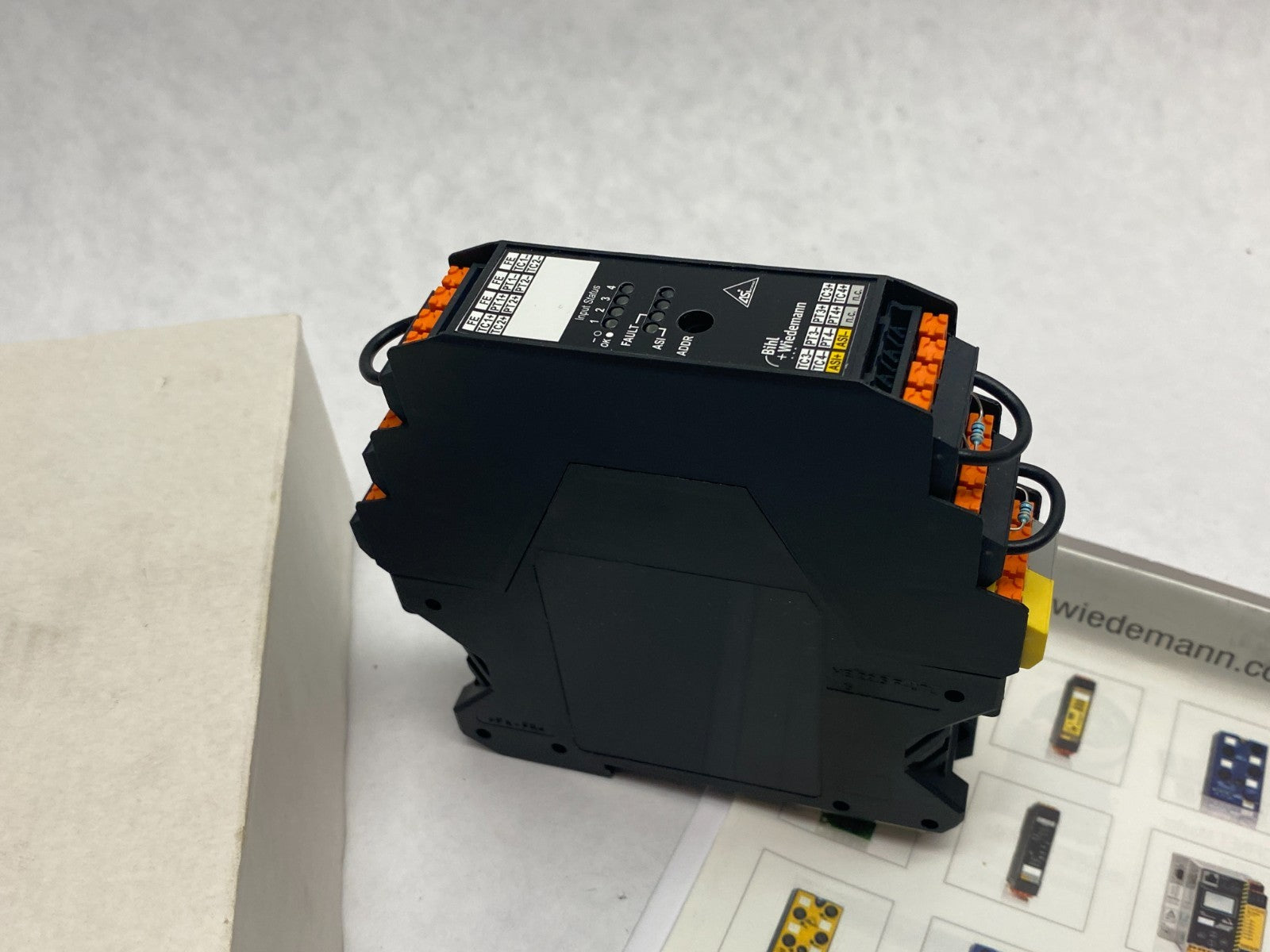 Bihl+Wiedemann BWU1933 AS-i Analog Module, 4-Thermocouple Type J Inputs 12534 - Maverick Industrial Sales