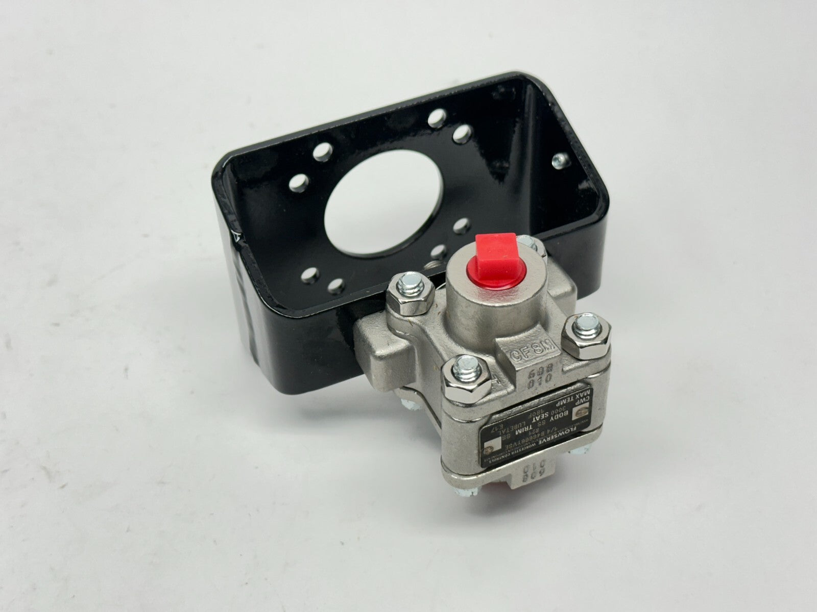 Flowserve 1/4 B46666YVSE Ball Valve SS Lubetal Seat 3000 CWP - Maverick Industrial Sales