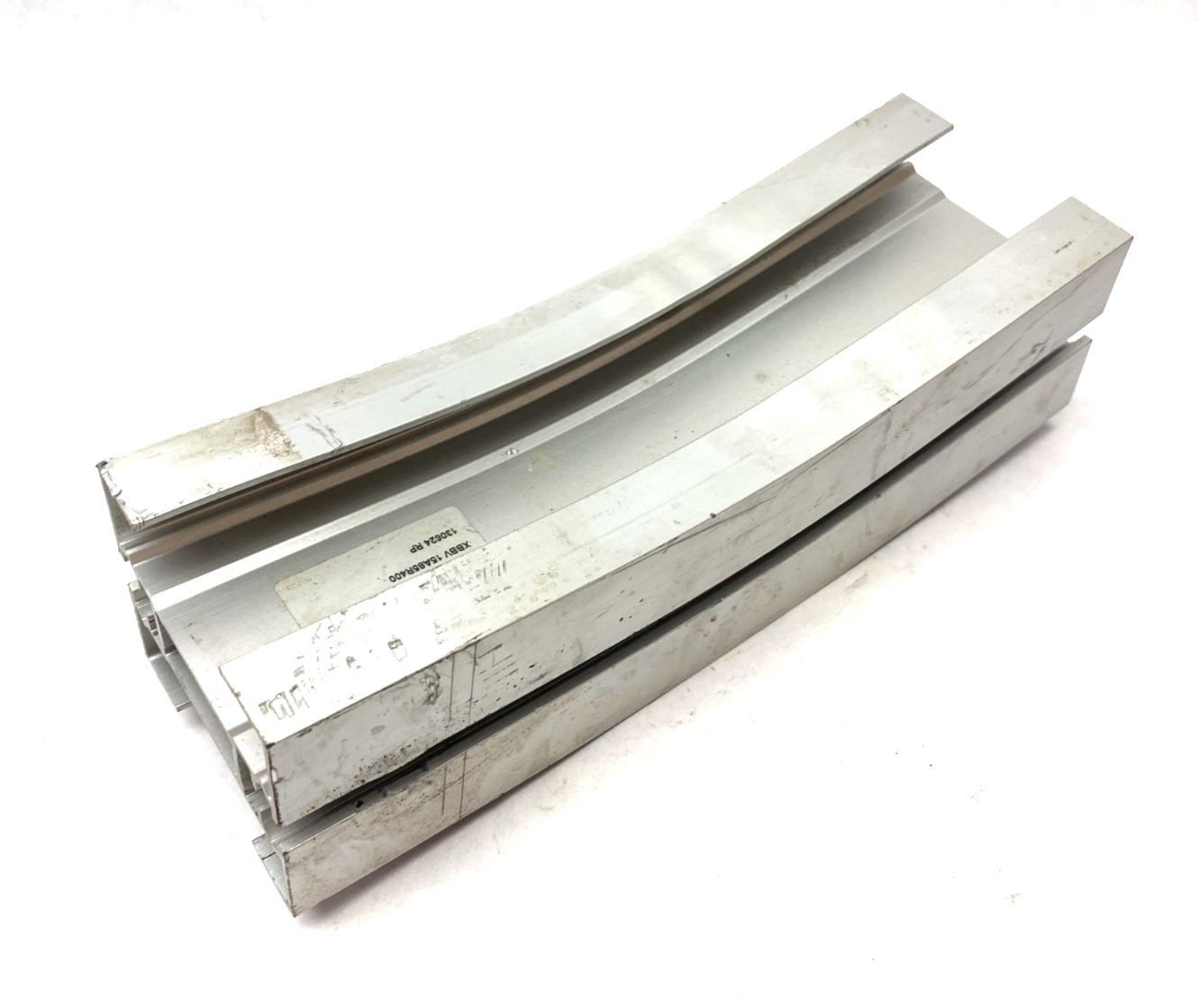 FlexLink XBBV 15A85R400, Aluminum Profile 15 Deg. Vertical Conveyor Bend, X85 - Maverick Industrial Sales