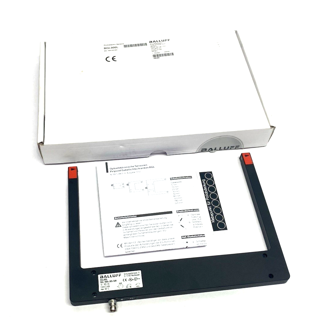 Balluff BGL000L Standard Photoelectric Fork Sensor Metal, BGL 180A-005-S49 - Maverick Industrial Sales
