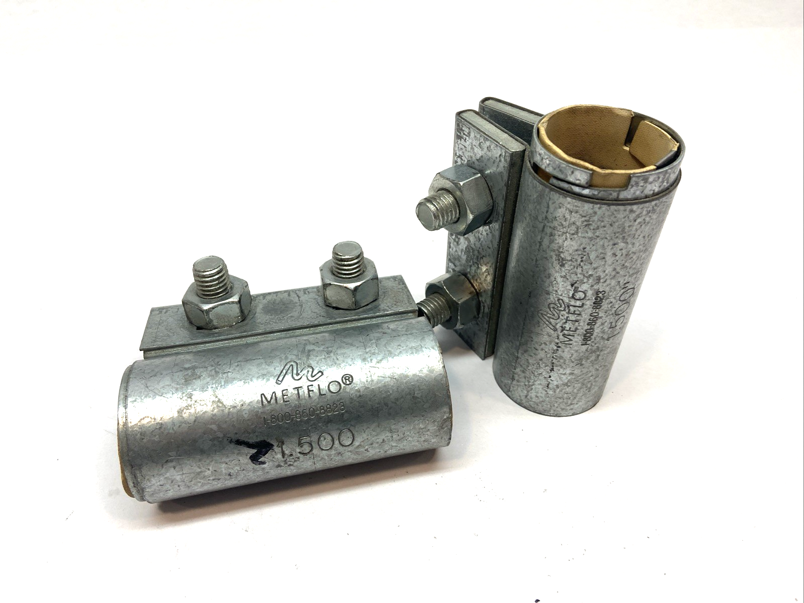 1.500" | METFLO 2 Bolt Compression Coupling LOT OF 2 - Used - Maverick Industrial Sales