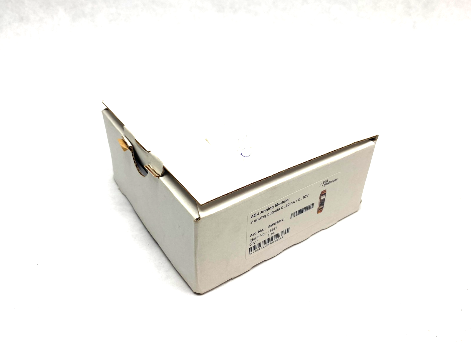 Bihl+Wiedemann BWU1412 AS-i Analog Module, 2 Analog Outputs 15551 - Maverick Industrial Sales