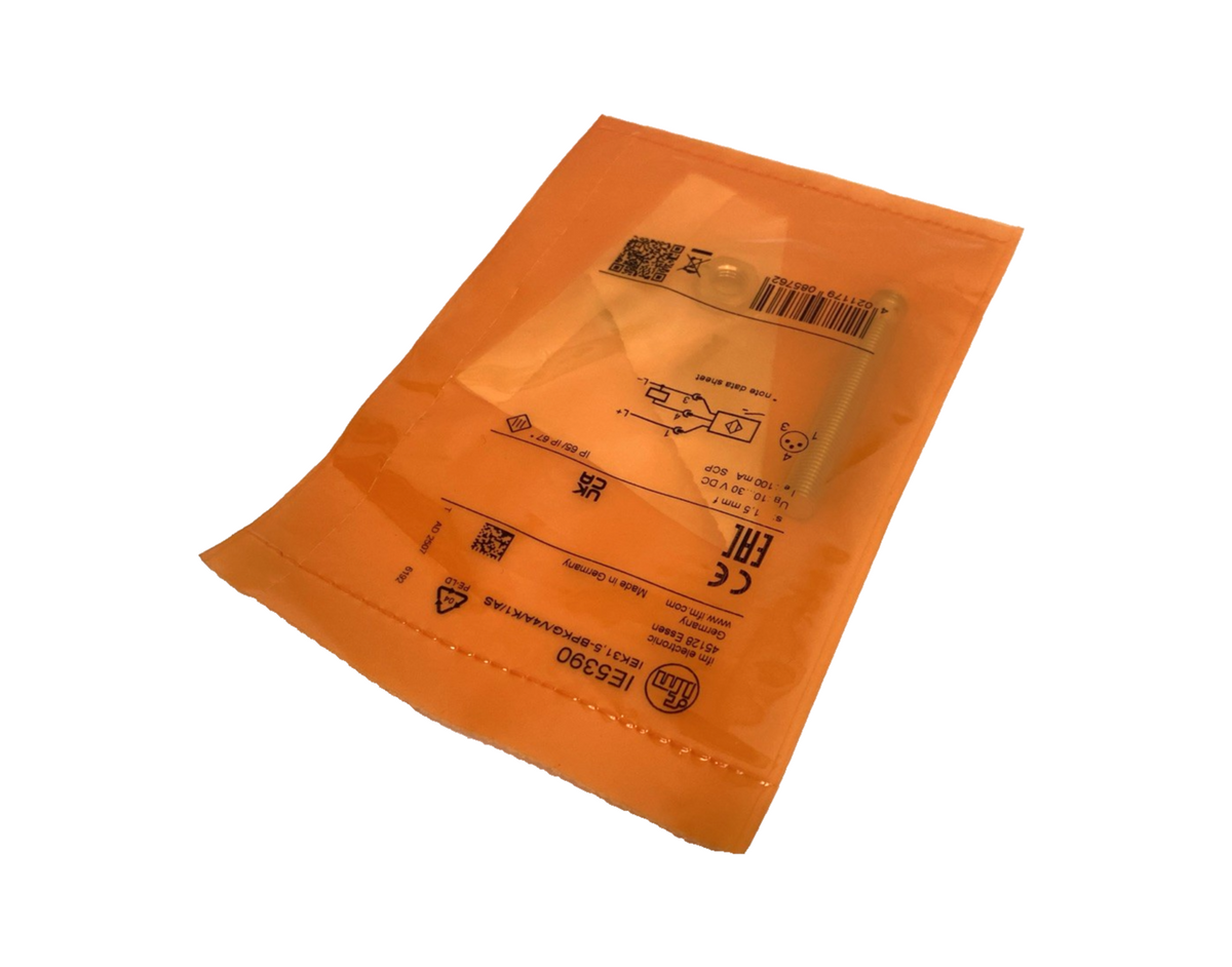 IE5390 | ifm Inductive Sensor M8 3-Pin IEK31,5-BPKG/V4A/K1/AS - New - Maverick Industrial Sales
