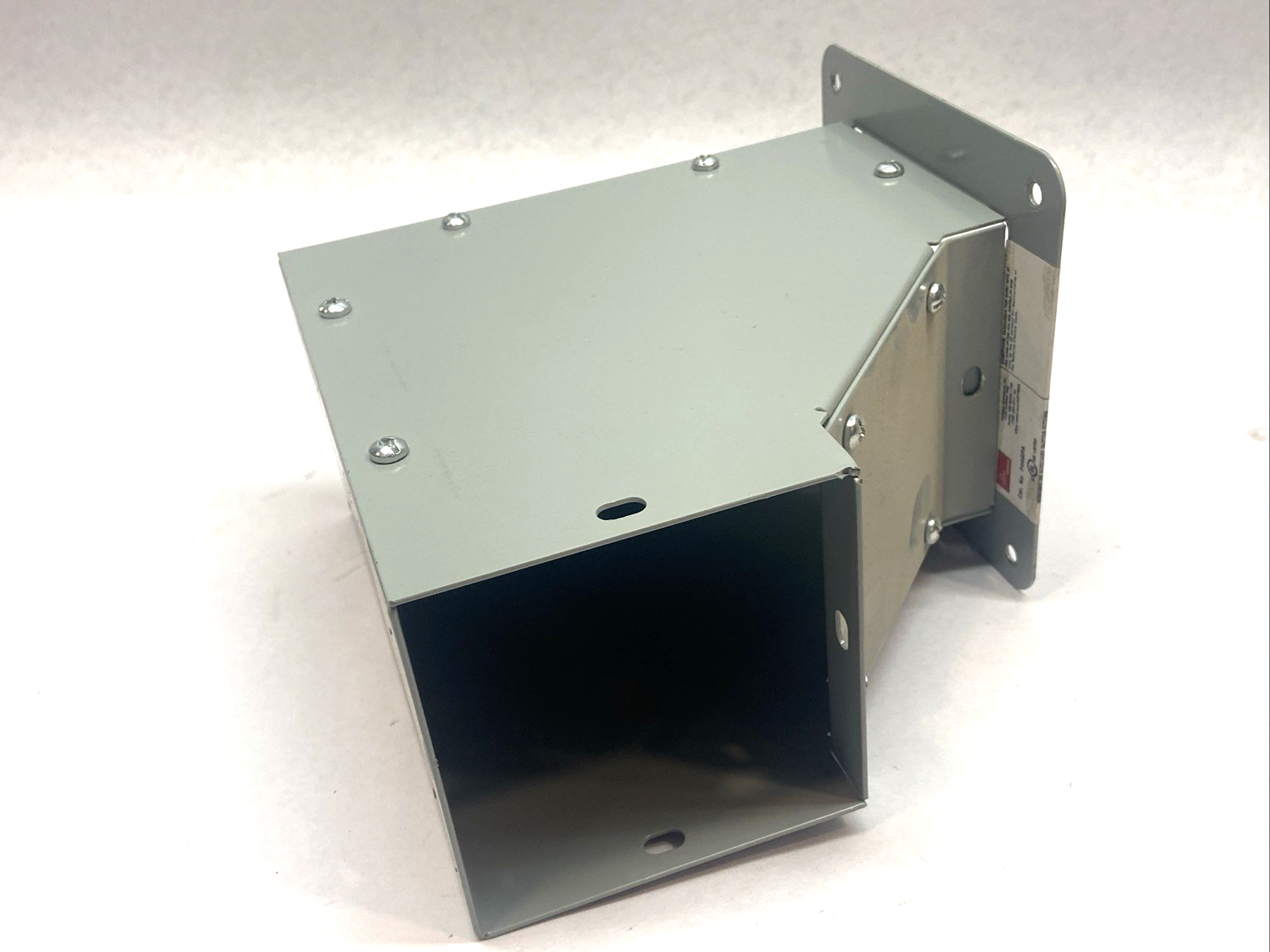 F4490EIN | Hoffman Elbow Wireway 90° Steel Gray w/ F44GPA - New – Open box - Maverick Industrial Sales