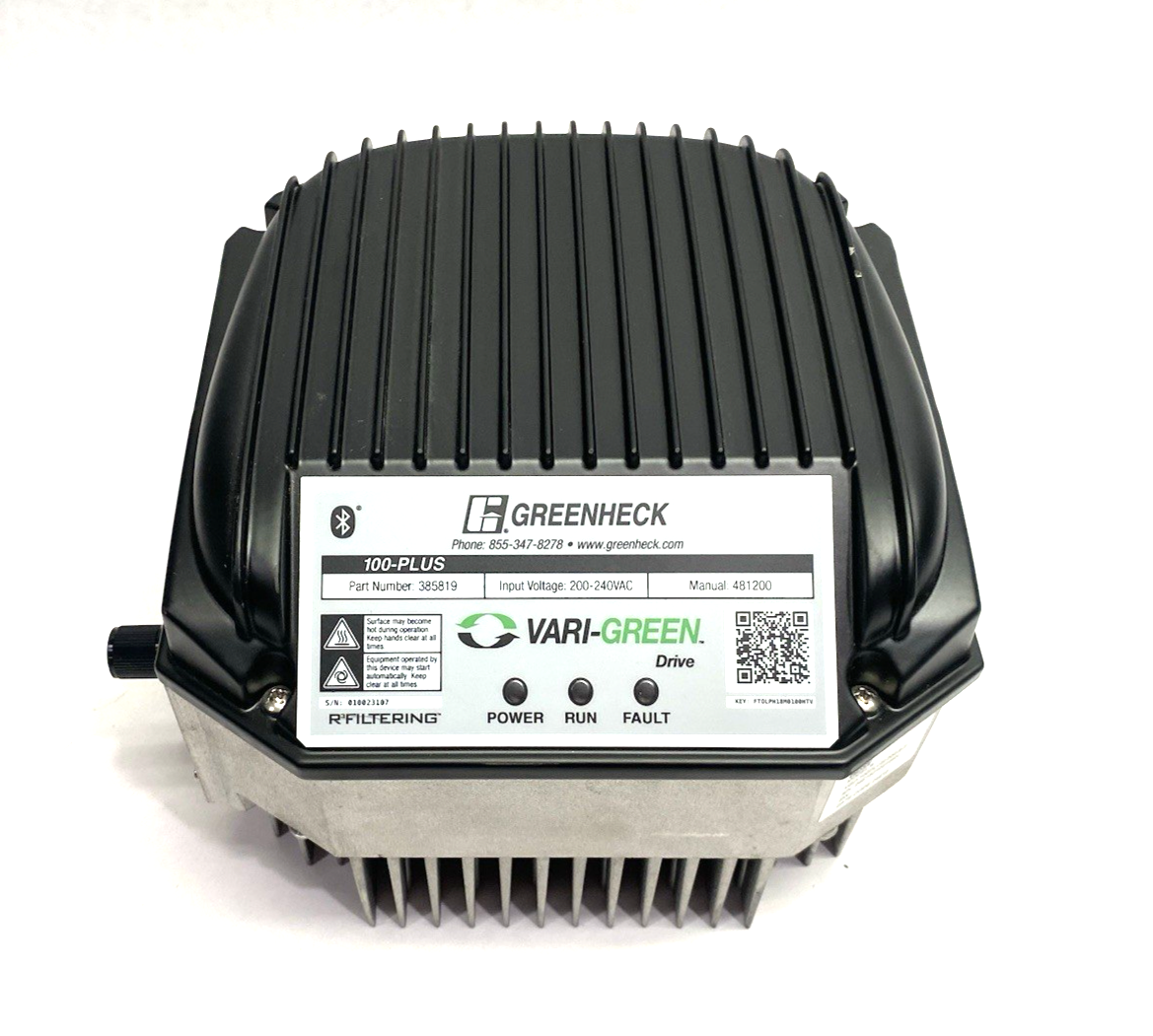 VGD-100PLUS-200-8-F | Greenheck Vari-Green Drive, Franklin, VFD 100Plus 385819 - Used - Maverick Industrial Sales