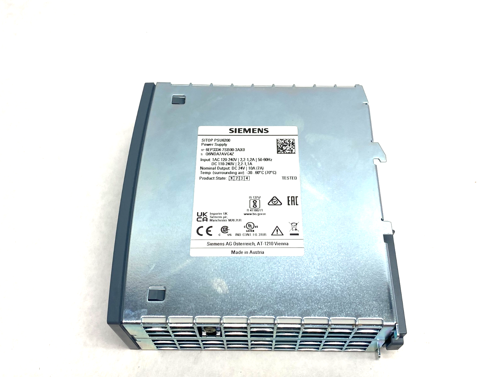 Siemens 6EP3334-7SB00-3AX0 SITOP PSU6200 Stabalized Power Supply 24V/ 10A - Maverick Industrial Sales