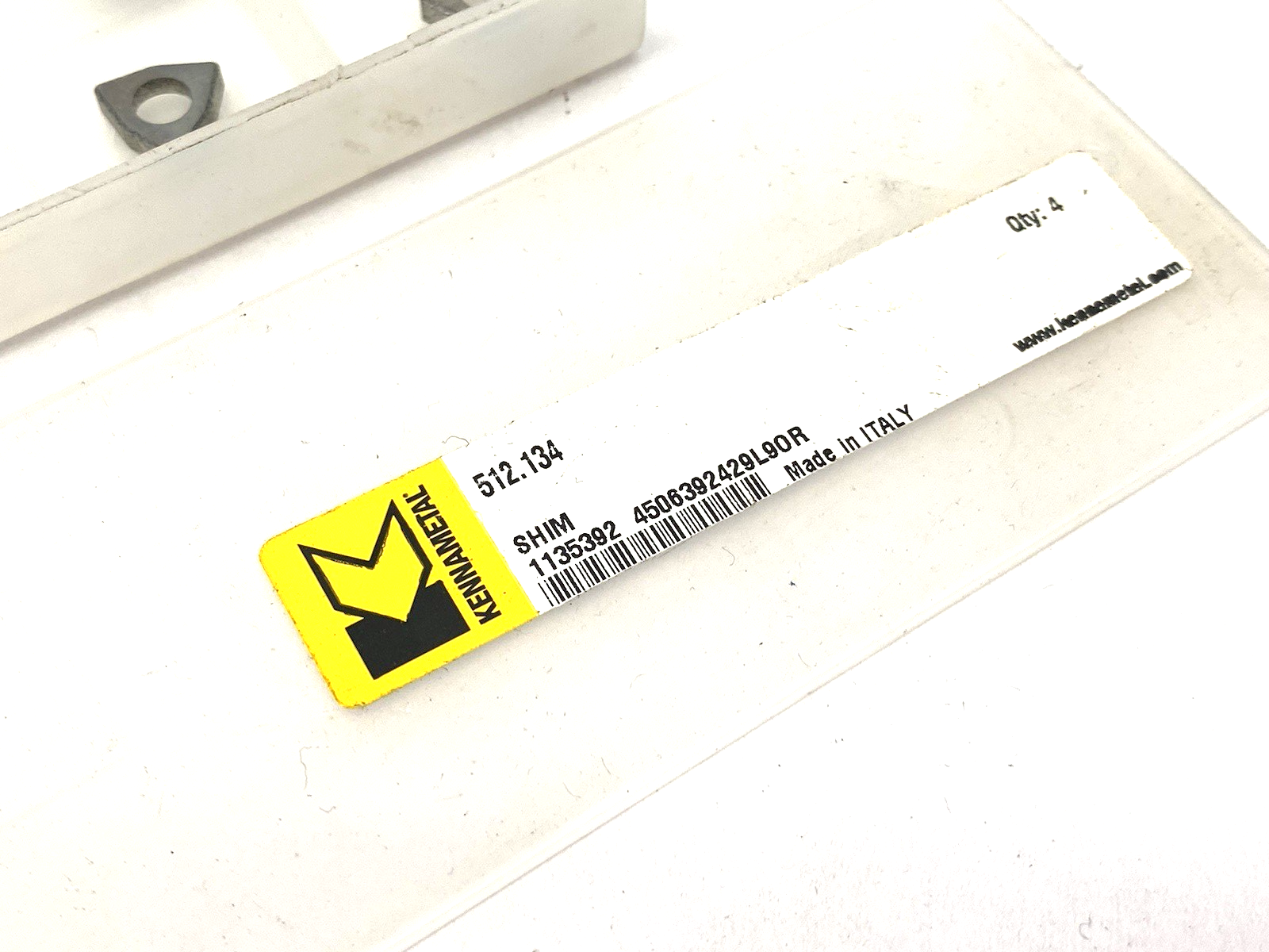 Kennametal 1135392 Insert Shim 512.134 PKG OF 4 - Maverick Industrial Sales