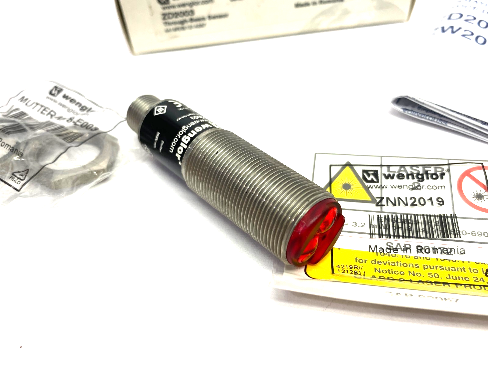 Wenglor ZD2003 Through-Beam Sensor - Maverick Industrial Sales