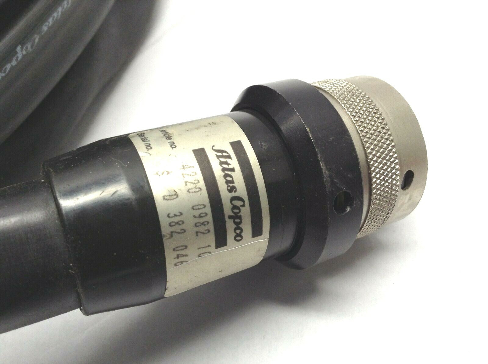 Atlas Copco 4220098210 361 Cable for Handheld Nutrunner Tool - Maverick Industrial Sales