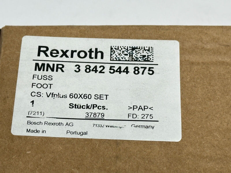 Bosch Rexroth 3842544875 Foot Vfplus 60X60 Set - Maverick Industrial Sales