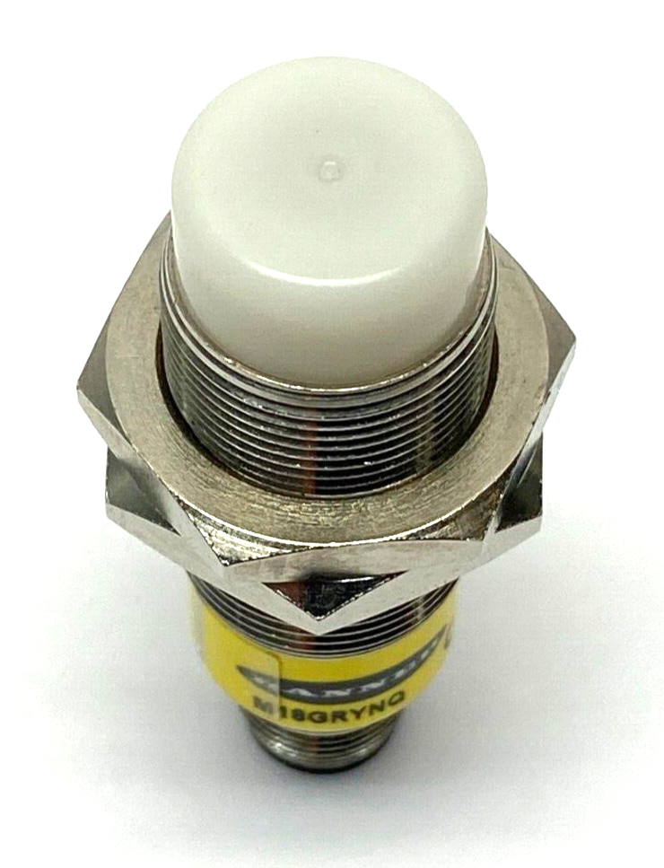 Banner M18GRYNQ General Purpose Proximity Sensor Indicator 18mm 10-30VDC 74040 - Maverick Industrial Sales
