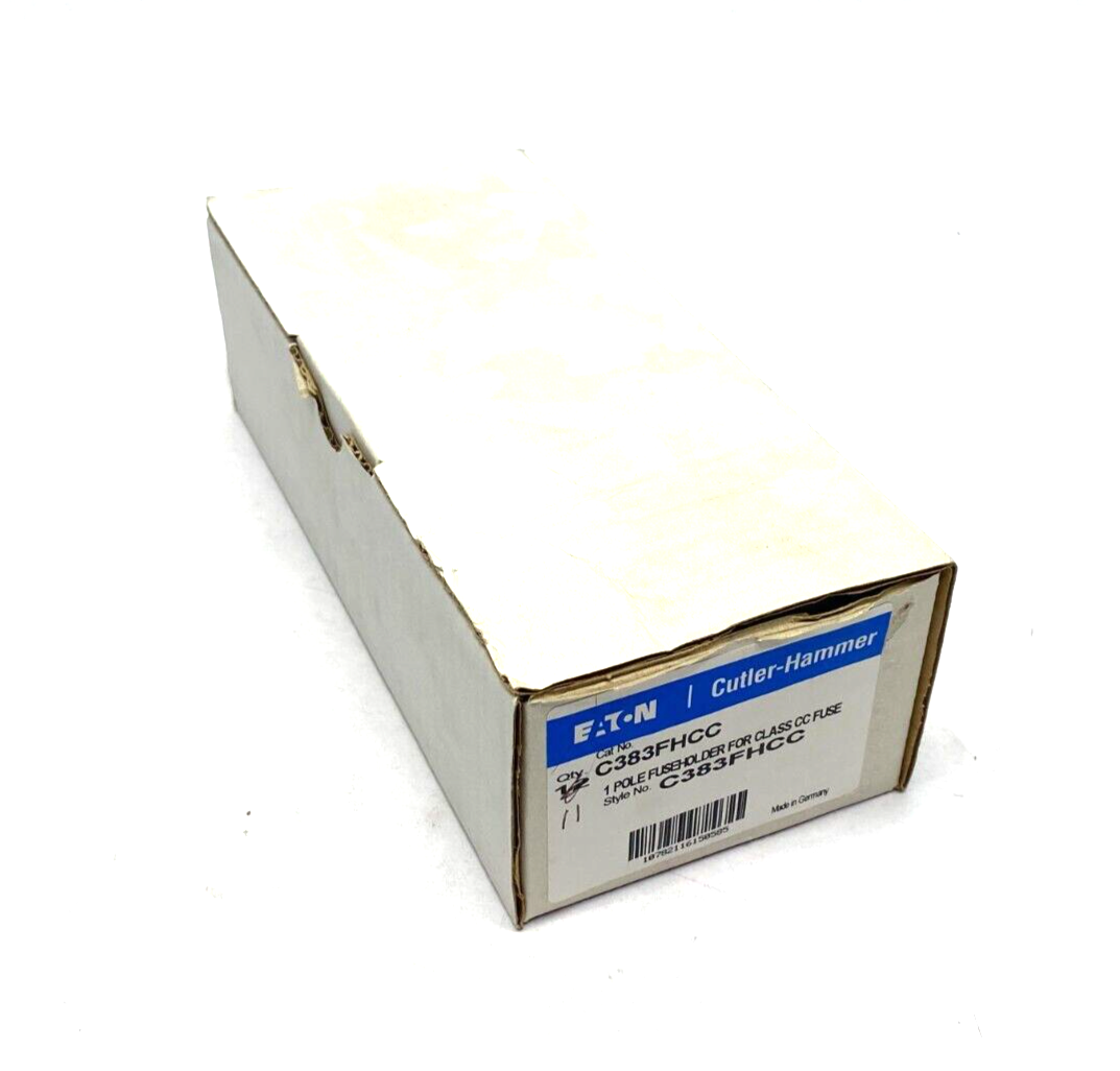 Eaton Cutler-Hammer C383FHCC Ultrasafe 1-Pole Fuse Holder Class CC BOX OF 10 - Maverick Industrial Sales