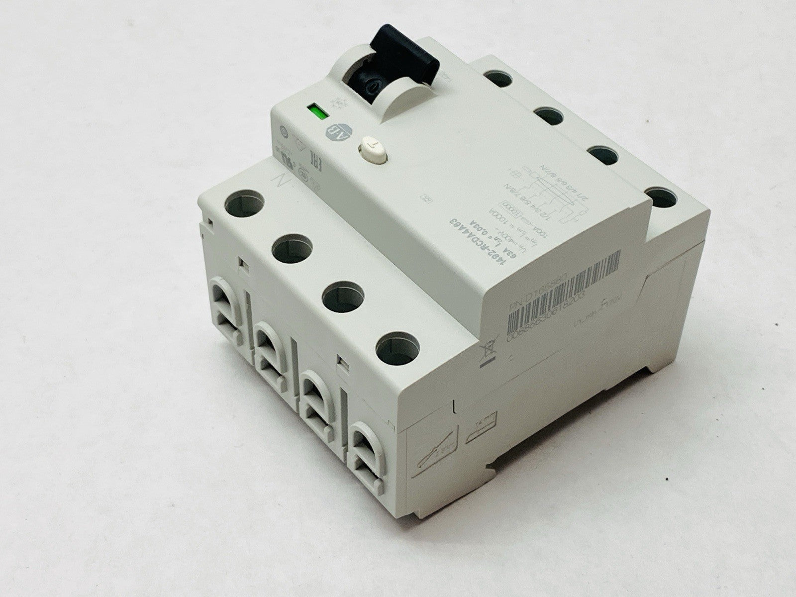 Allen Bradley 1492-RCDA4A63 Ser D Residual Current Circuit Breaker 63A 4-Pole - Maverick Industrial Sales