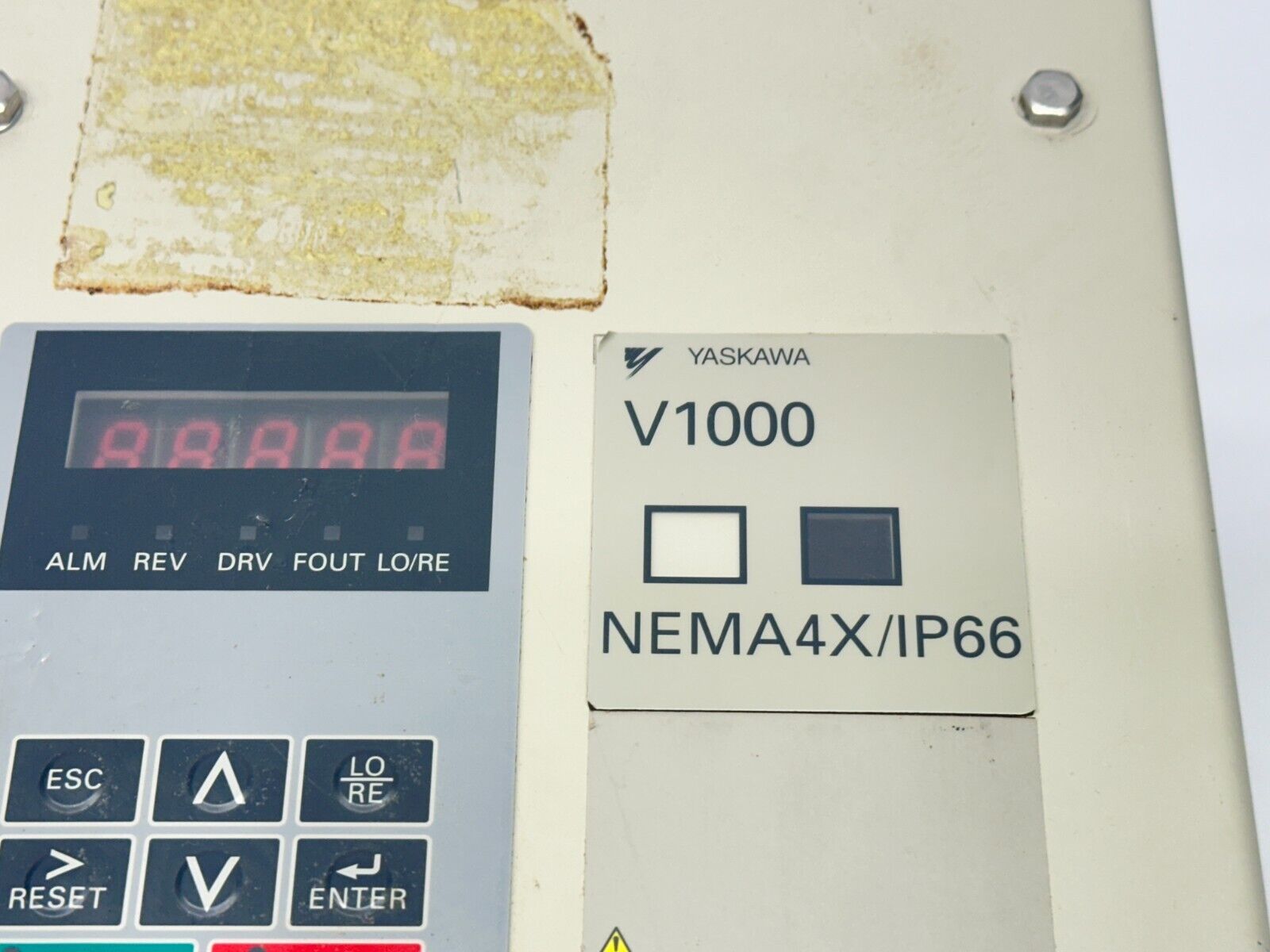 Yaskawa CIMR-VU4A0005GAA V100-4X AC Drive 3HP 5.4/4.8A 380-480V w/ Meltric DSN30 - Maverick Industrial Sales