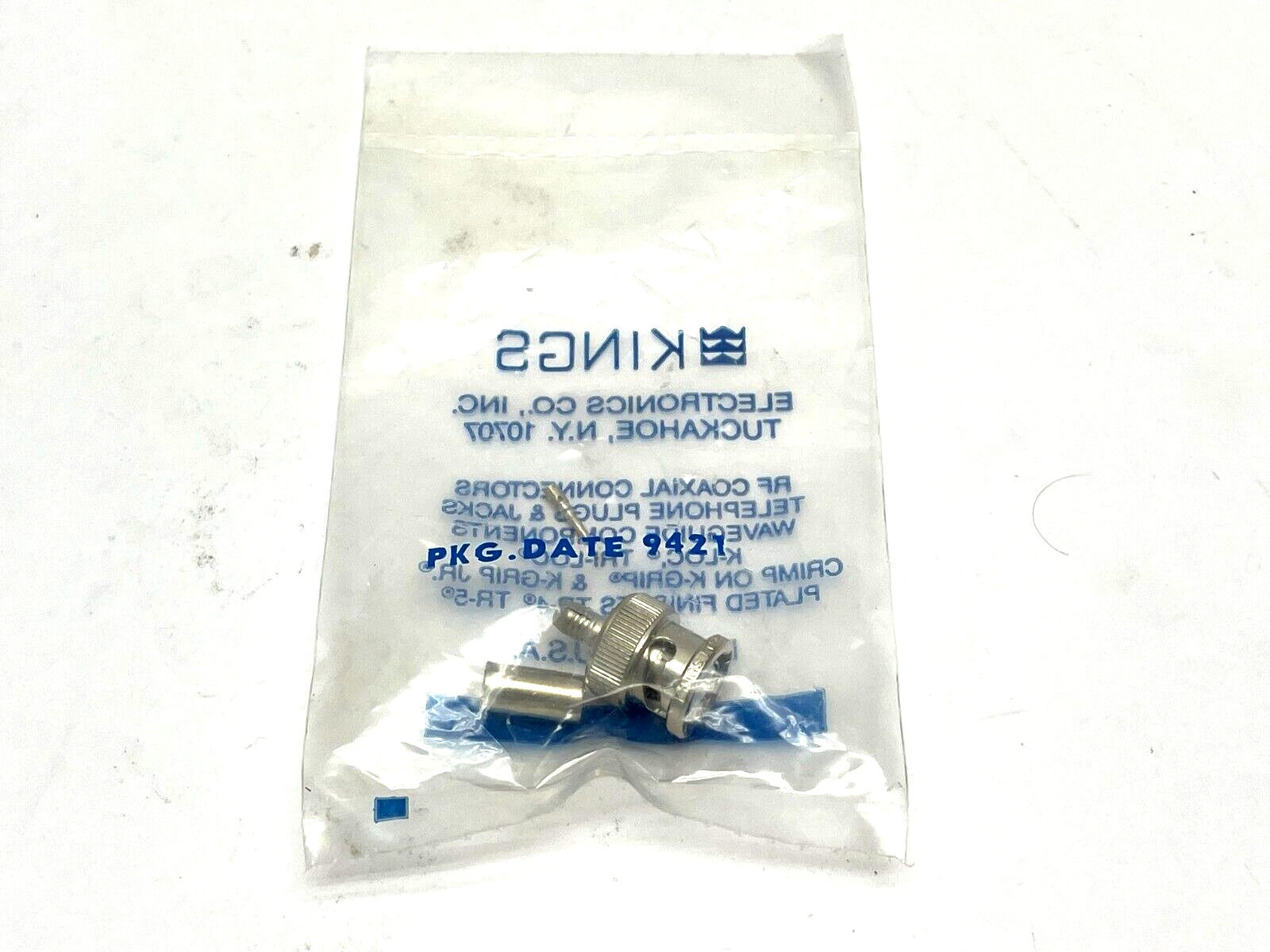 Kings KC-59-279 RF Coaxial Connector - Maverick Industrial Sales