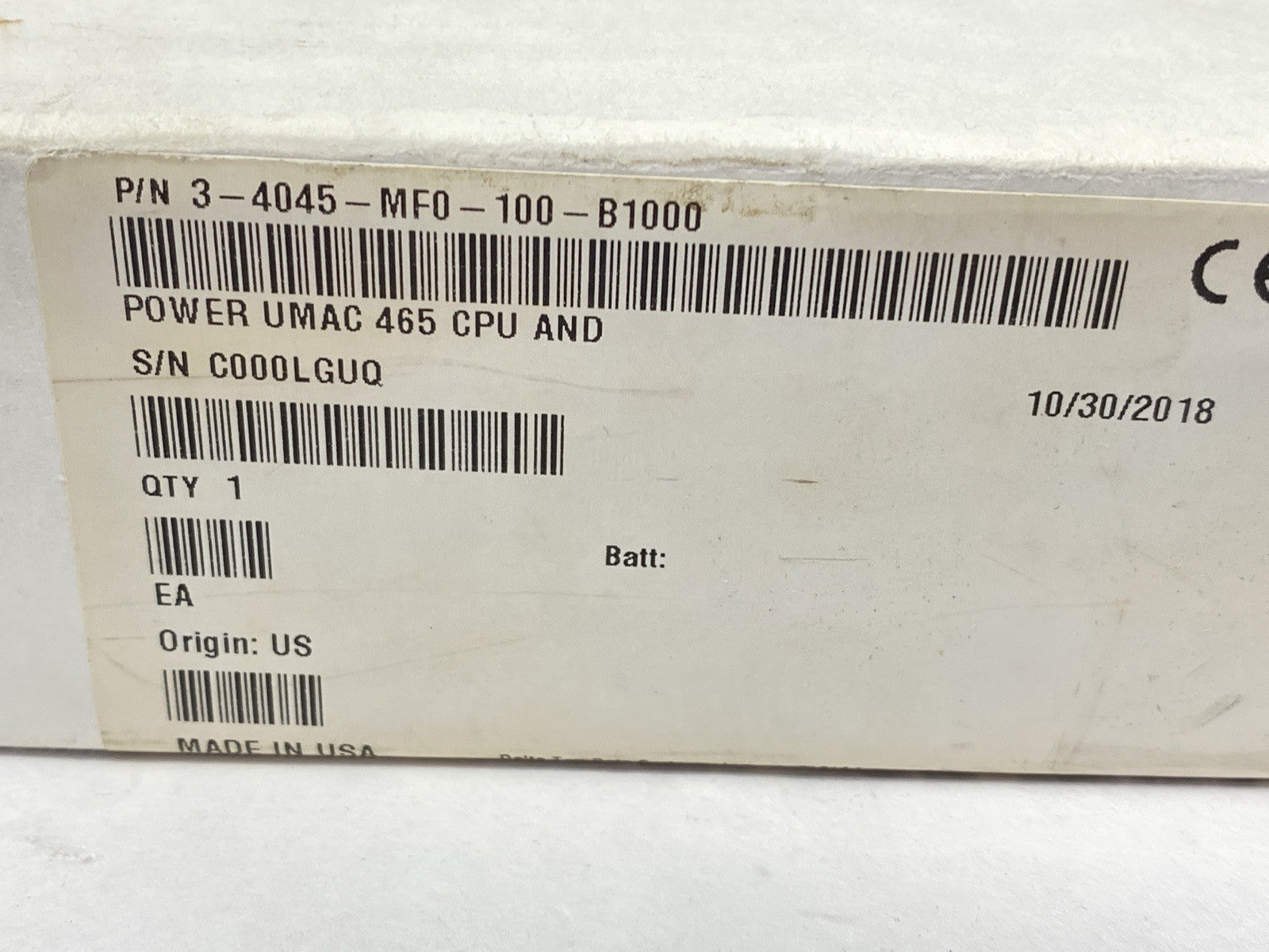 3-4045-MF0-100-B1000 | Delta Tau Power PMAC 465 CPU - For parts or not working - Maverick Industrial Sales