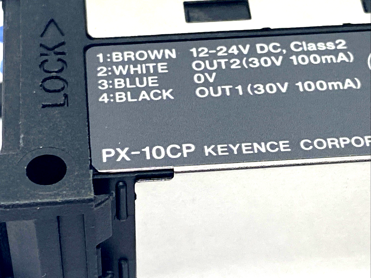 PX-10CP | Keyence Heavy-Duty Photoelectric Sensor Amplifier Unit, Connector Type - New - Maverick Industrial Sales