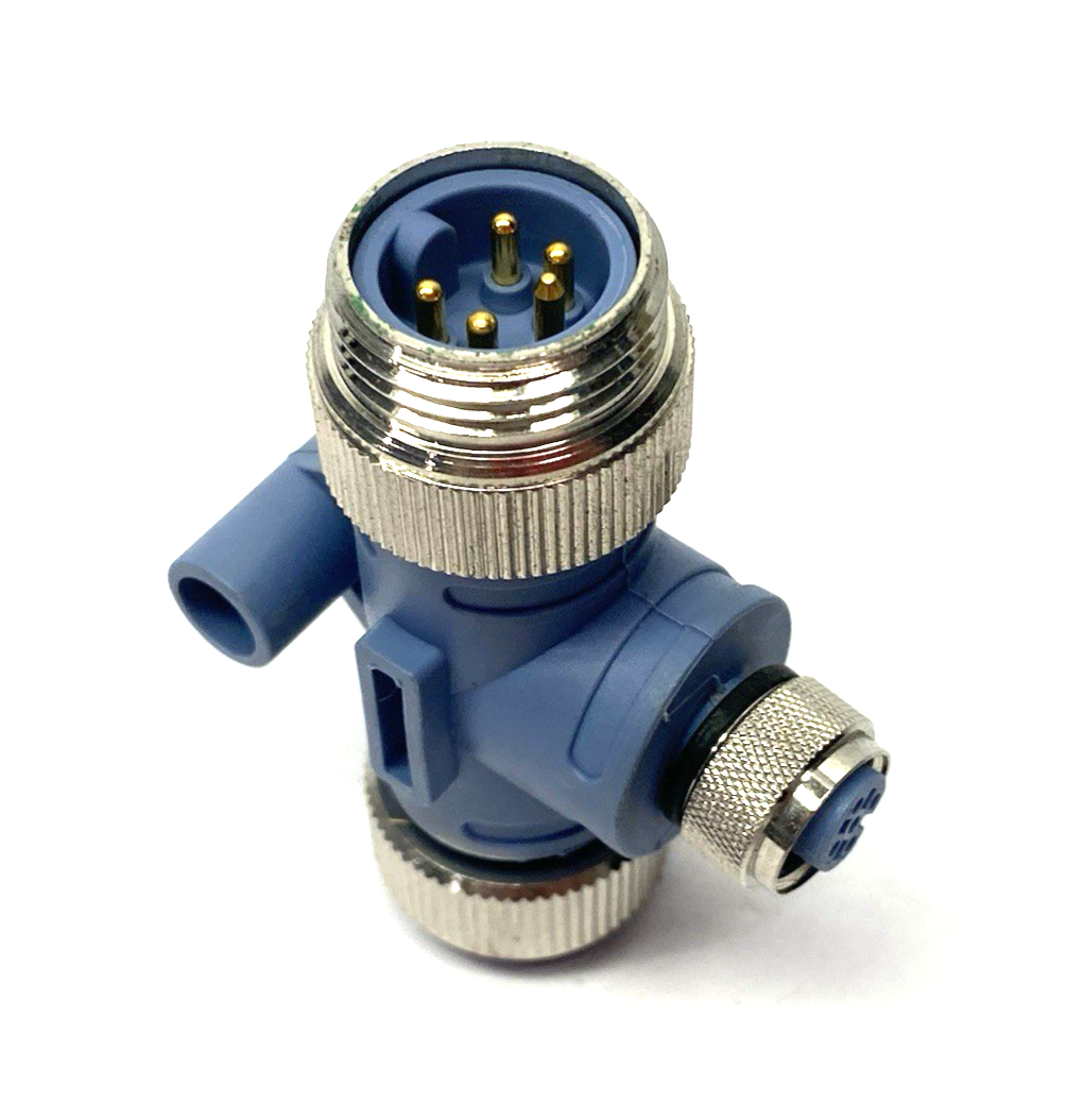 Turck RSM FKM RKM 57 DeviceNet T-Splitter 2-Way, 7/8" minifast, M12 euro, U0142 - Maverick Industrial Sales