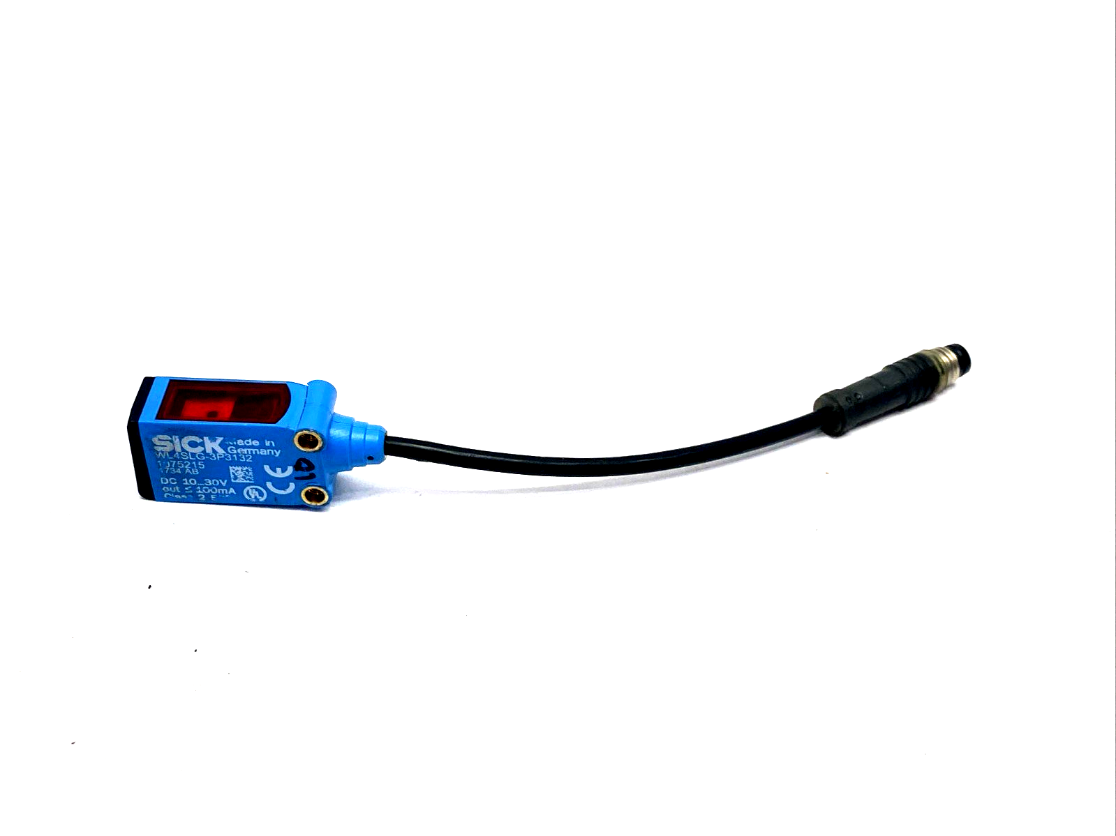 Sick WL4SLG-3P3132 Photoelectric Sensor M8 3-Pin Male 100mm Cable Type 1075215 - Maverick Industrial Sales