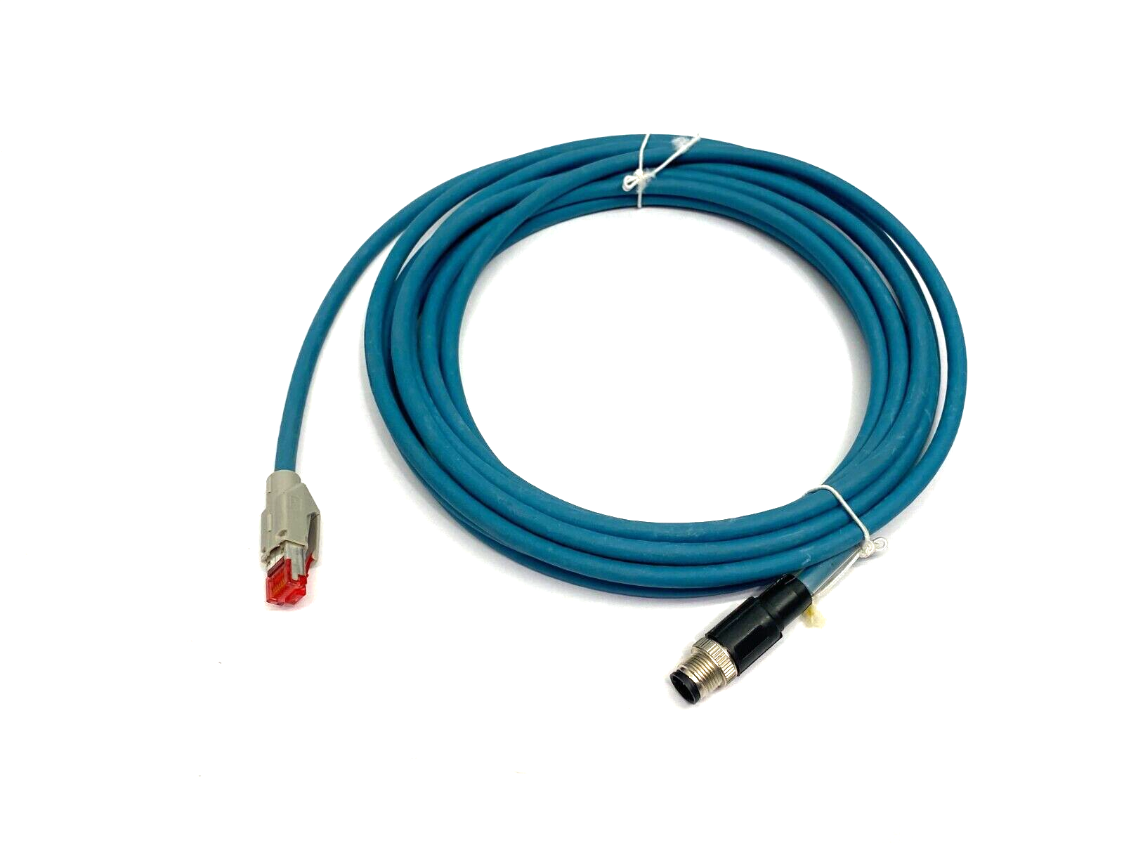 Bosch Rexroth 3842410117 Ethernet Data Transfer Cable M12 to RJ45 5m Length - Maverick Industrial Sales