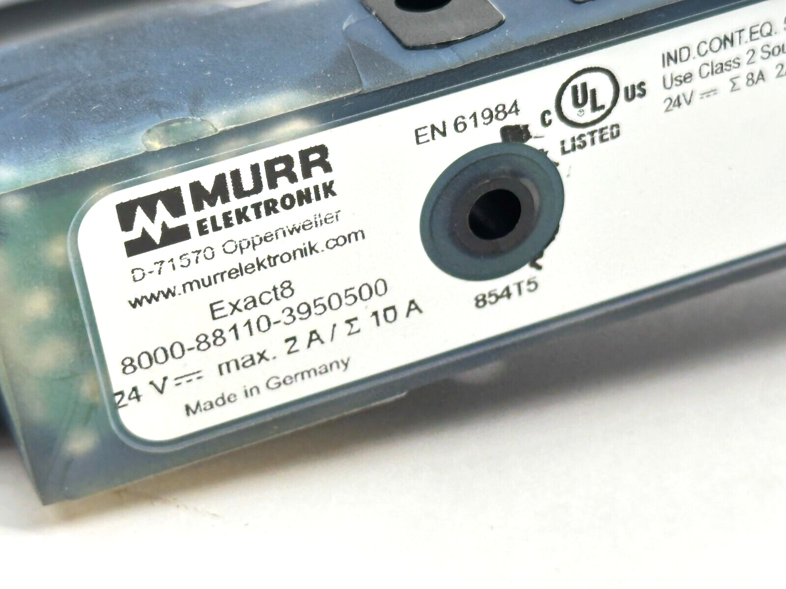 Murr Elektronik 8000-88110-3950500 EXACT8 Distribution Module 8XM8 5m - Maverick Industrial Sales