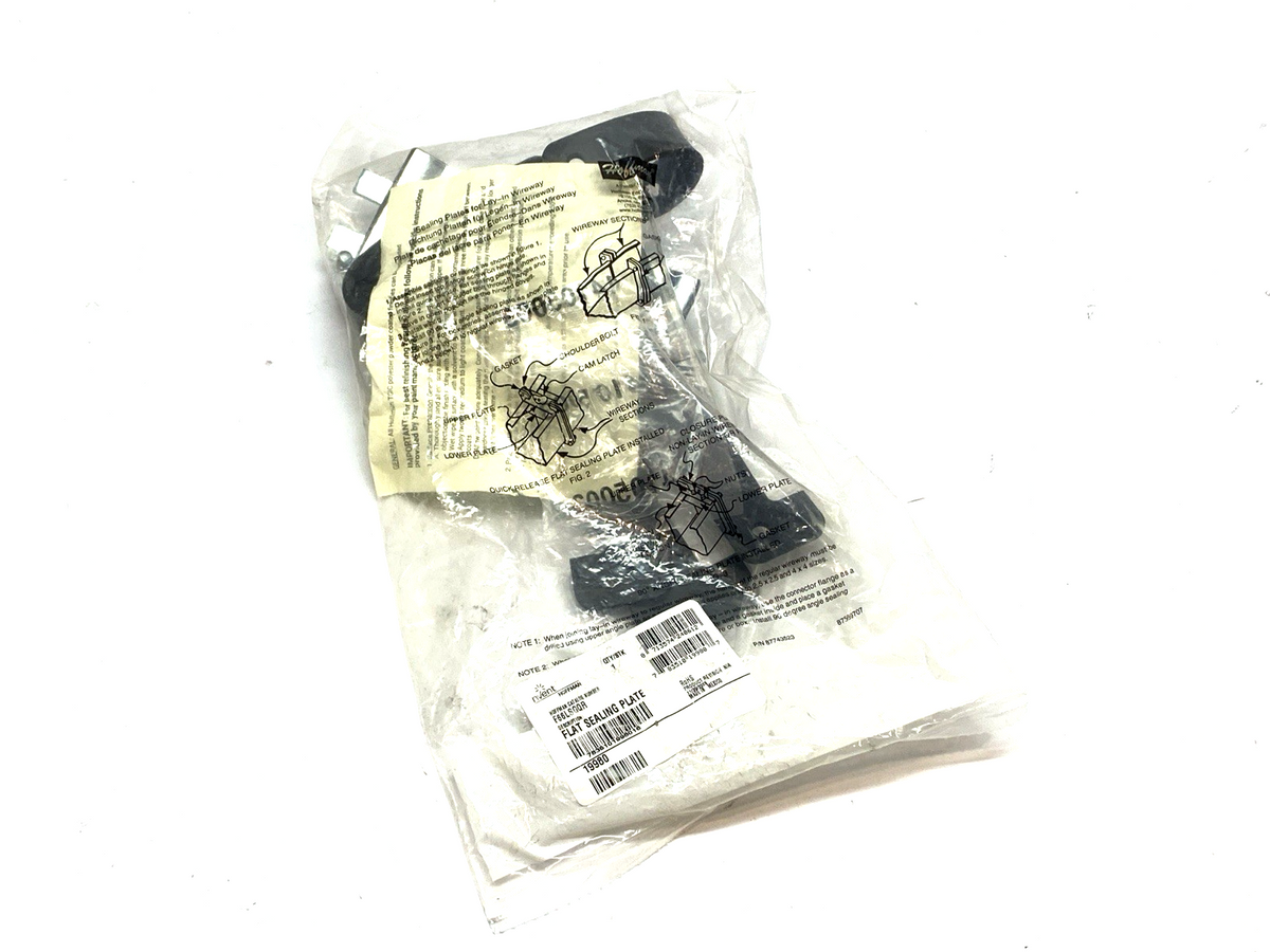 Hoffman F66LSGQR Flat Sealing Plate Cover and Gasket for Wireway 6" x 6" 19980 - Maverick Industrial Sales