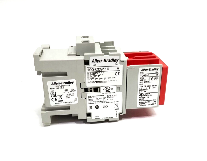 Allen Bradley 100S-C09D14BC Ser. A Safety Contactor 9A 120VAC - Maverick Industrial Sales