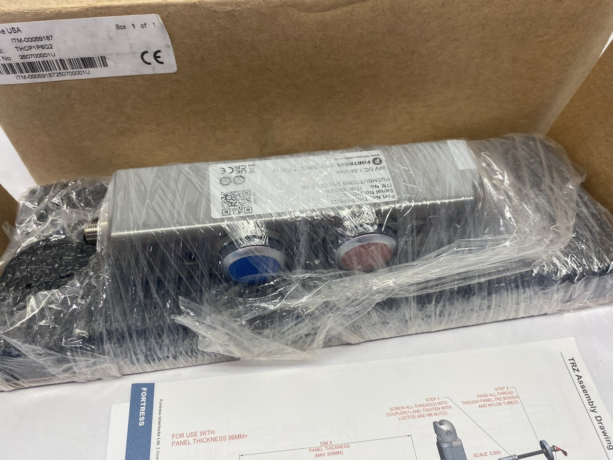 THCP1P6Q2 | Fortress Interlocks tGard Safety Switch Control Unit 2-Button 00059187 - New – Open box - Maverick Industrial Sales